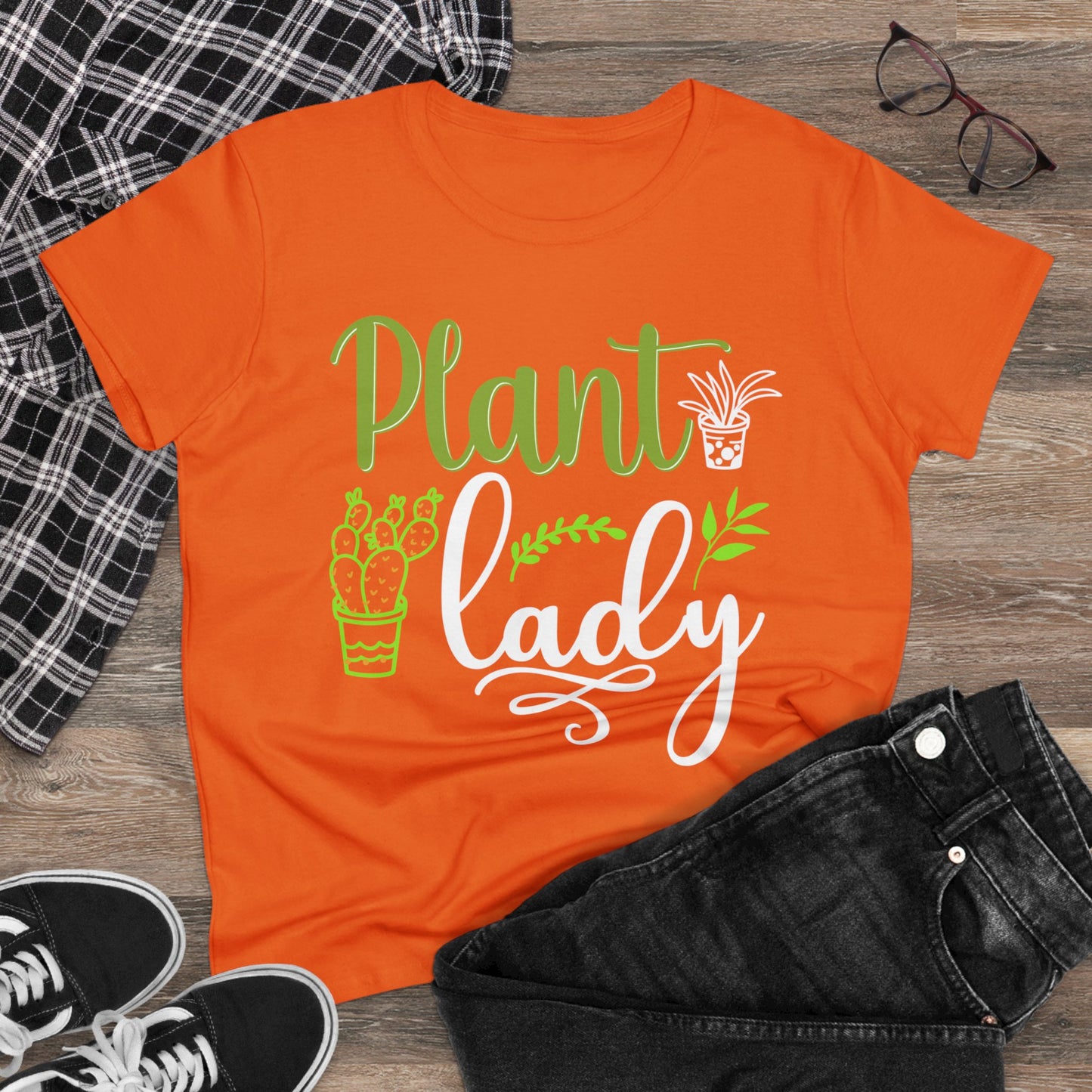 Plant Lady - Gardening - Women's Midweight Cotton Tee
