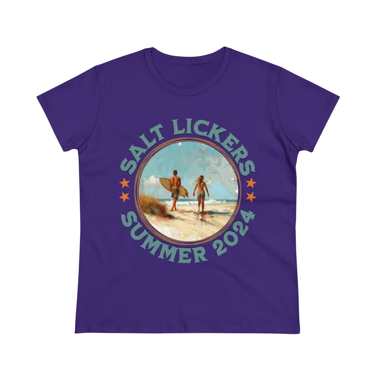 Surfing - Women's Midweight Cotton Tee