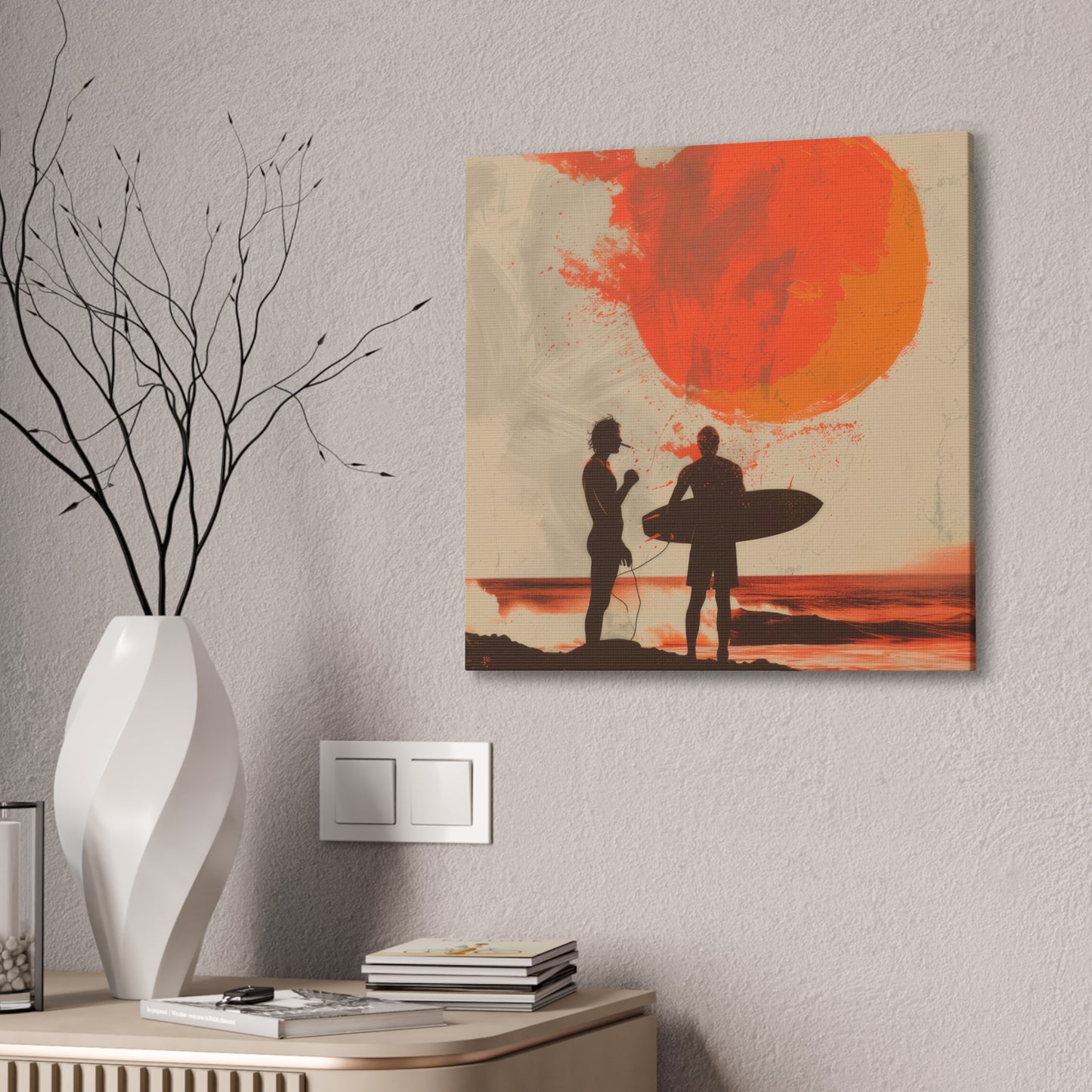 Morning Surf - Canvas Stretched, 0.75"