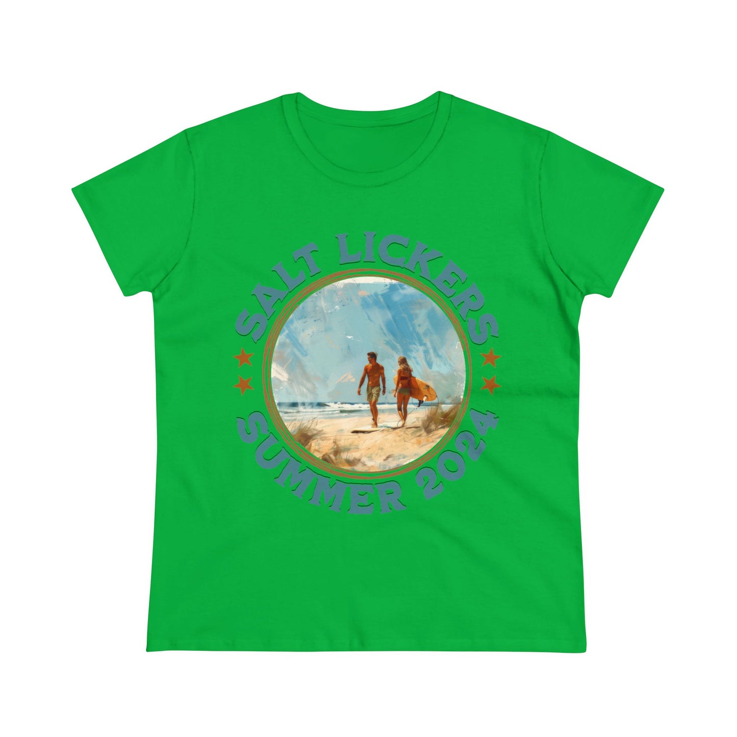 Surfing - Women's Midweight Cotton Tee