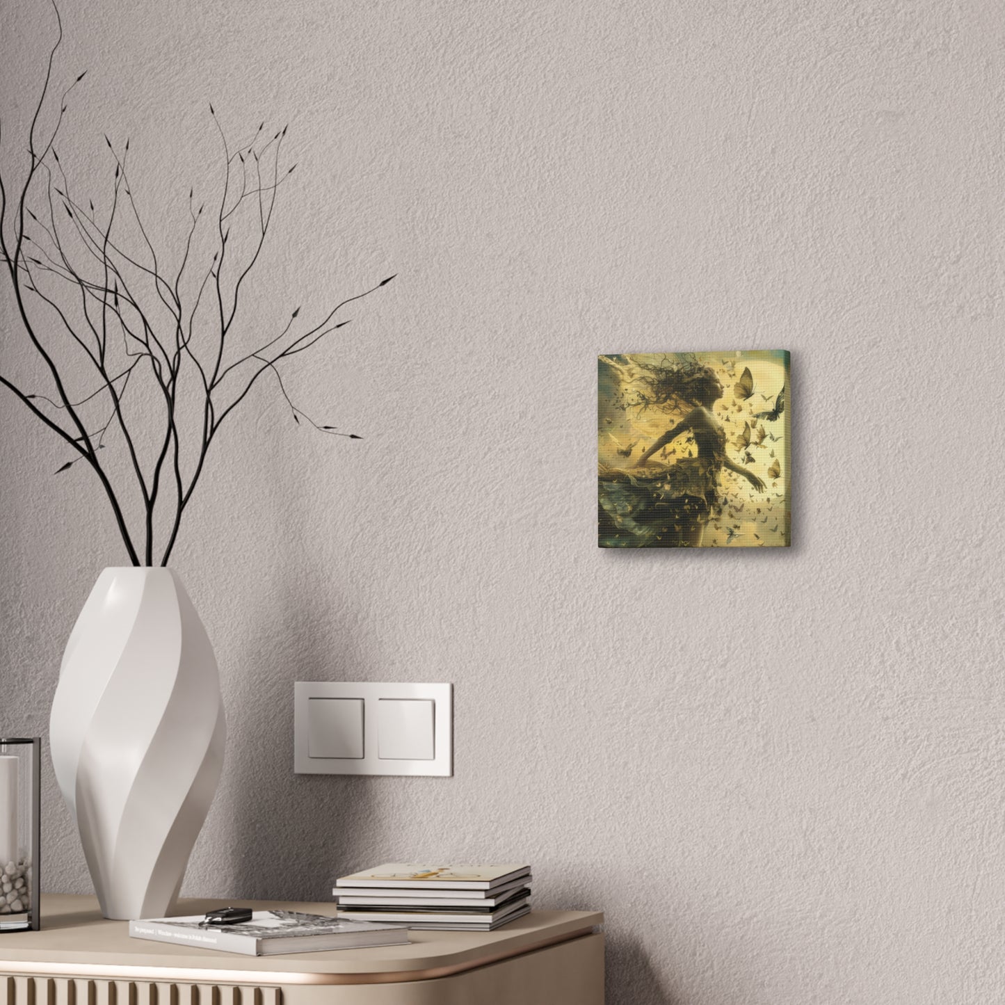 Butterflies and Fairies - Canvas Stretched, 0.75"