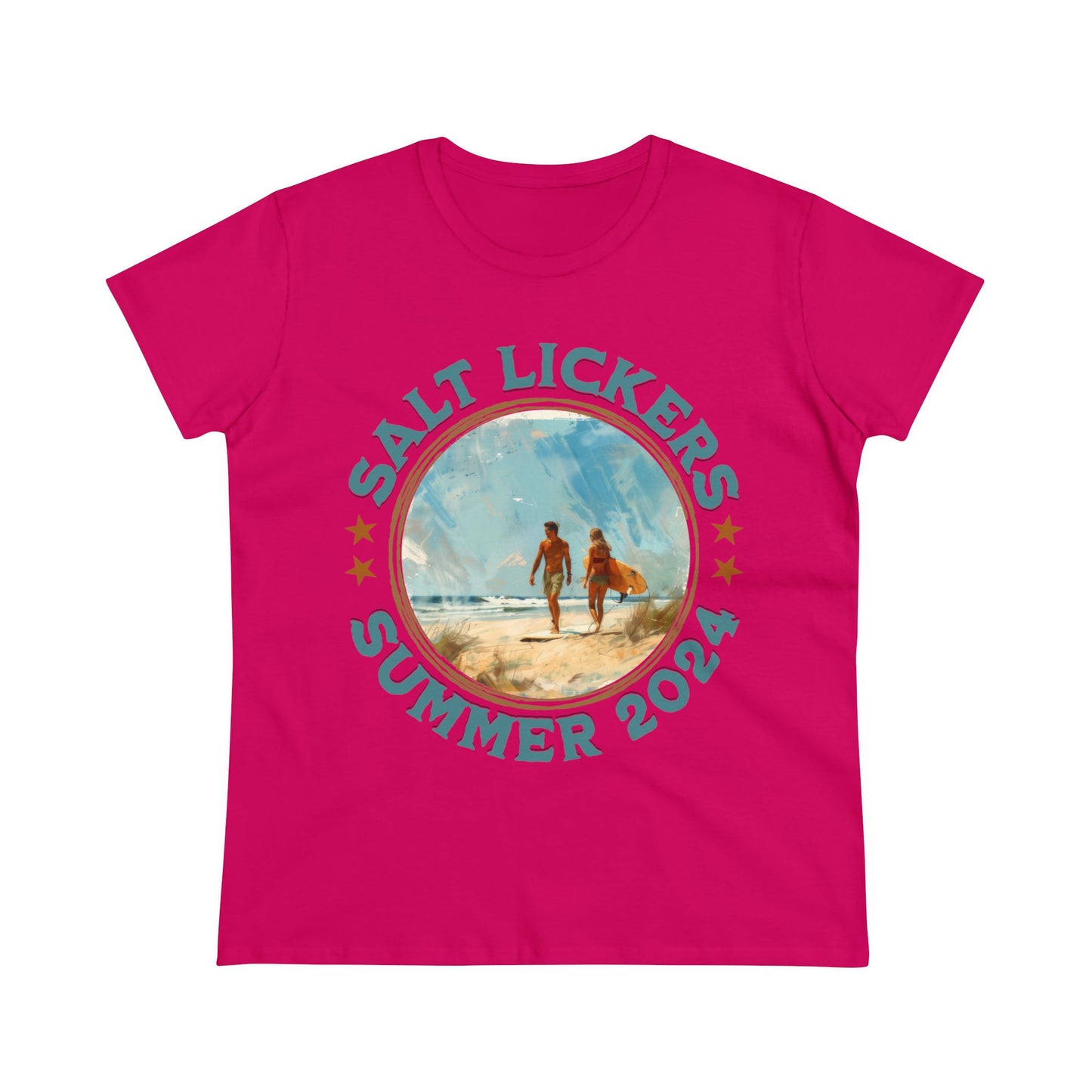 Surfing - Women's Midweight Cotton Tee