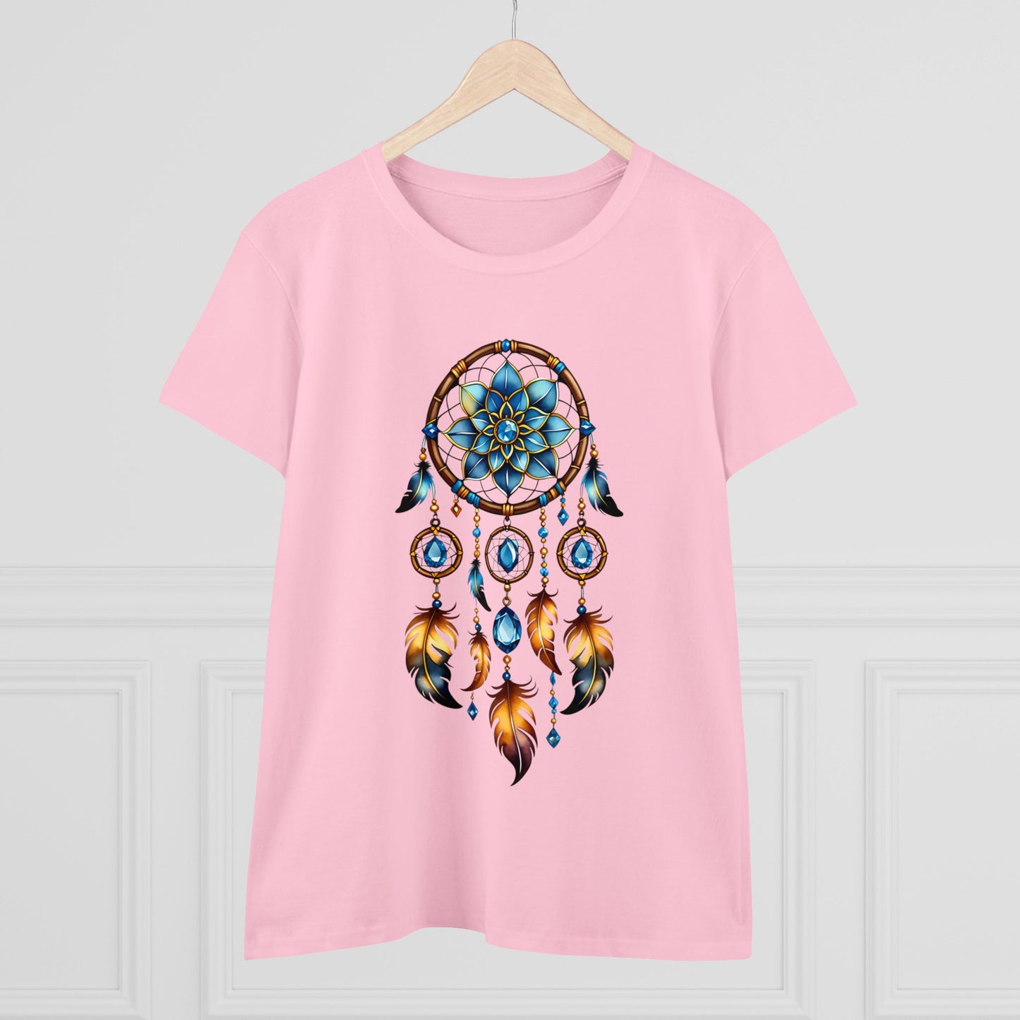 Topaz Dream Catcher - Scorpio - Astrology - Women's Midweight Cotton Tee