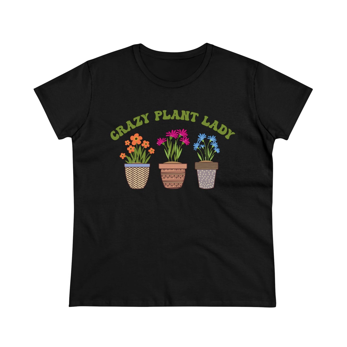 Crazy Plant Lady - Gardening - Women's Midweight Cotton Tee