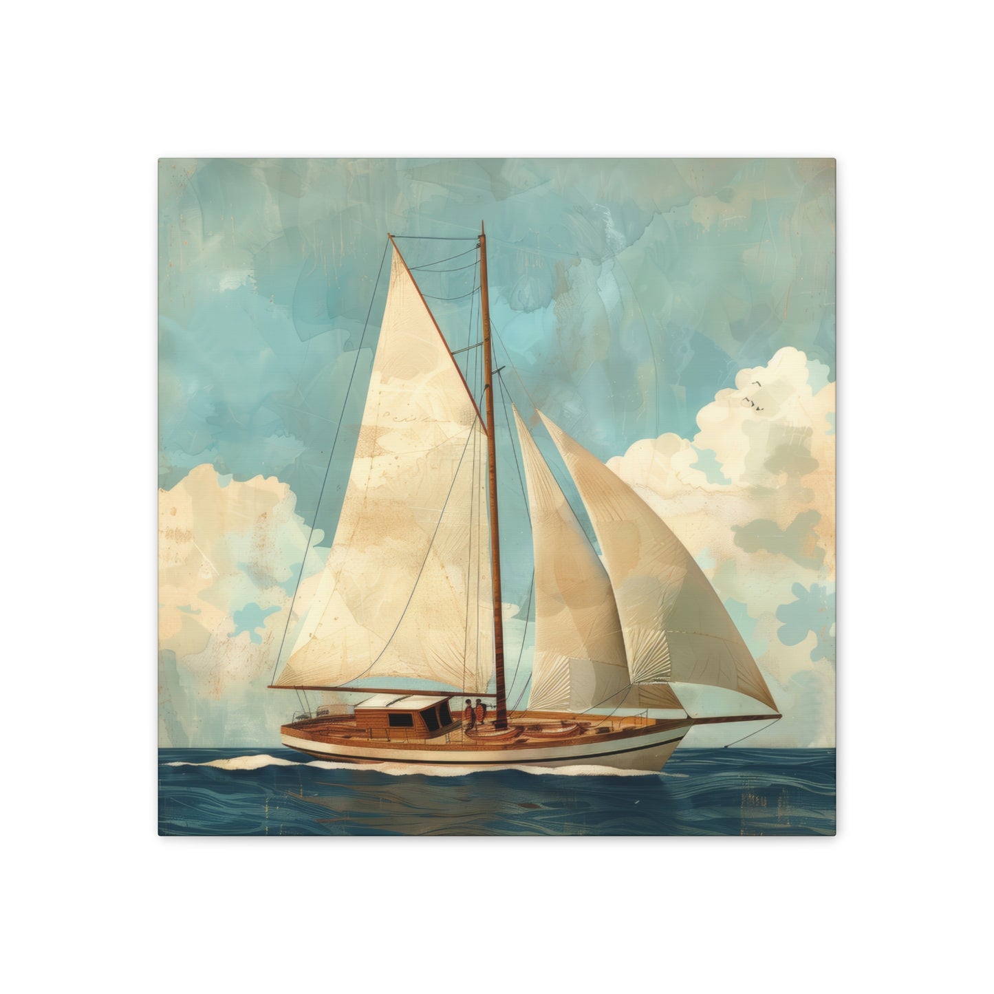 Sailing - Canvas Stretched, 0.75"