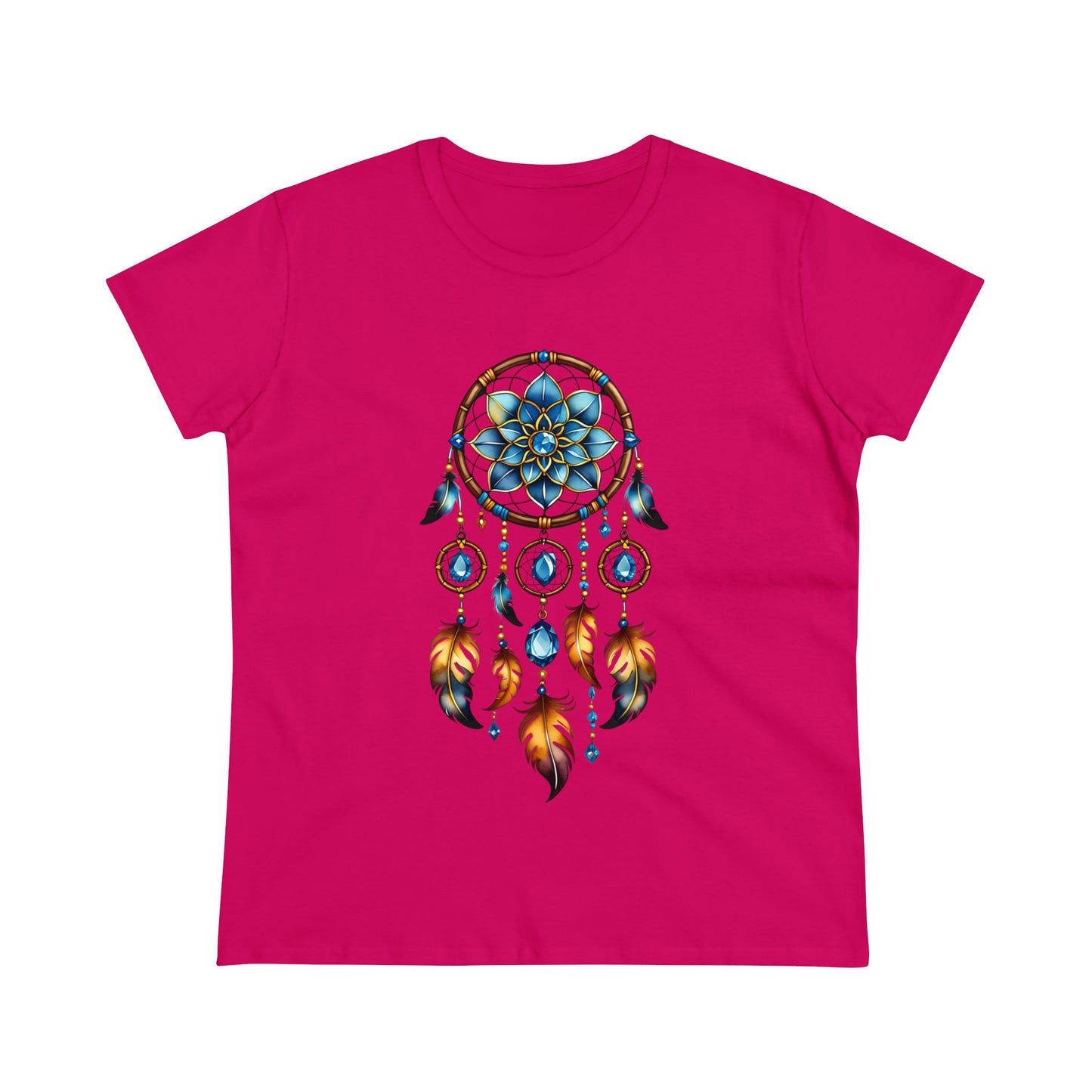 Topaz Dream Catcher - Scorpio - Astrology - Women's Midweight Cotton Tee
