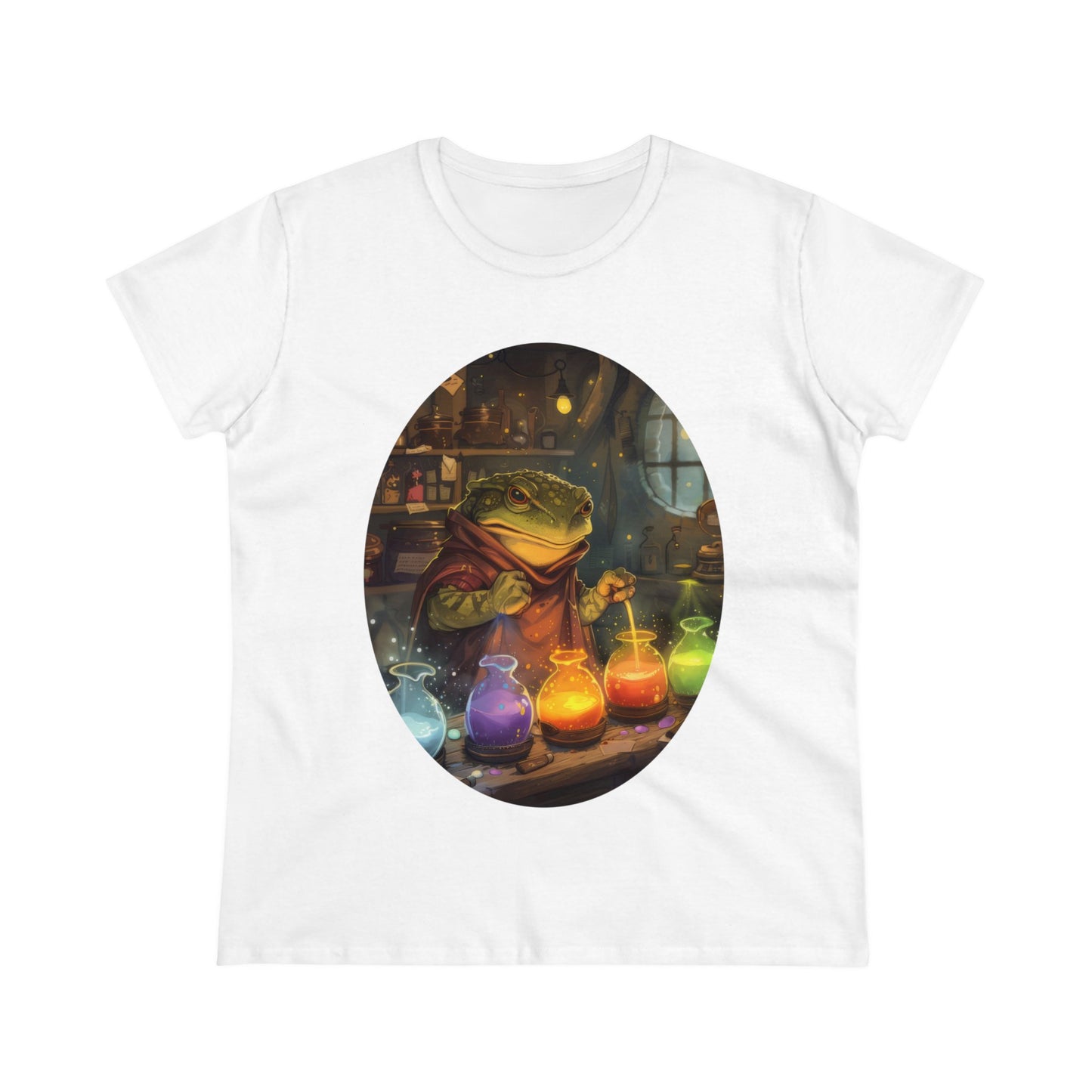 The Alchemist Toad - Fantasy - Women's Midweight Cotton Tee