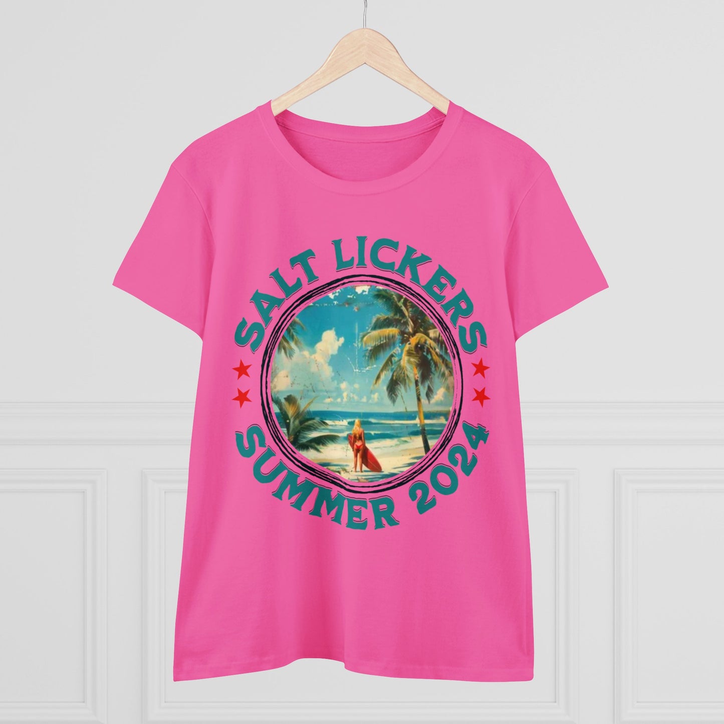 Surfing - Women's Midweight Cotton Tee