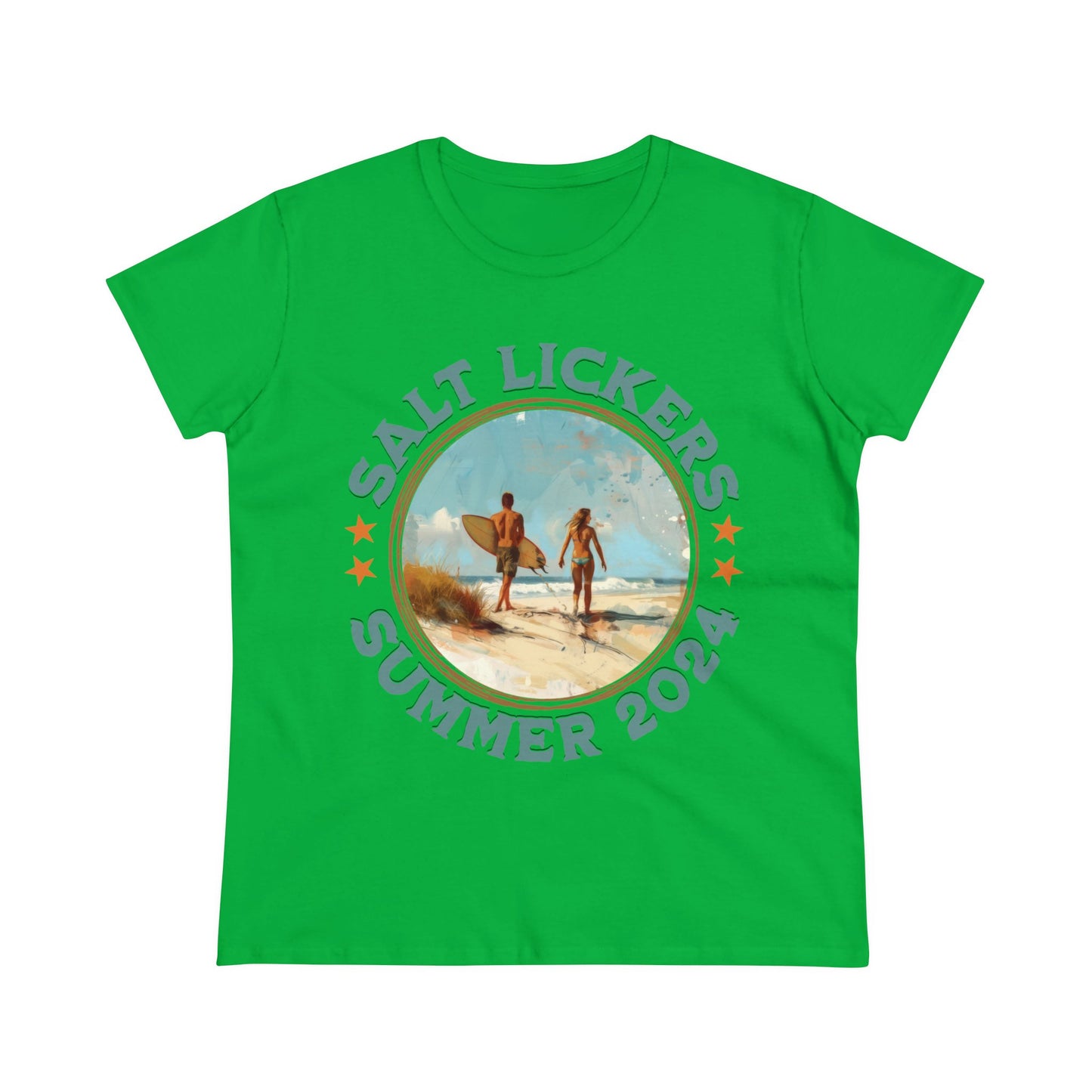 Surfing - Women's Midweight Cotton Tee