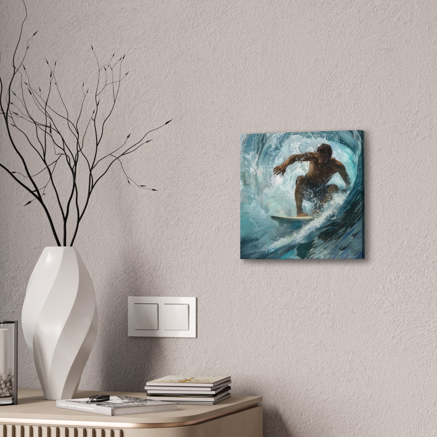The Tube - Canvas Stretched, 0.75"