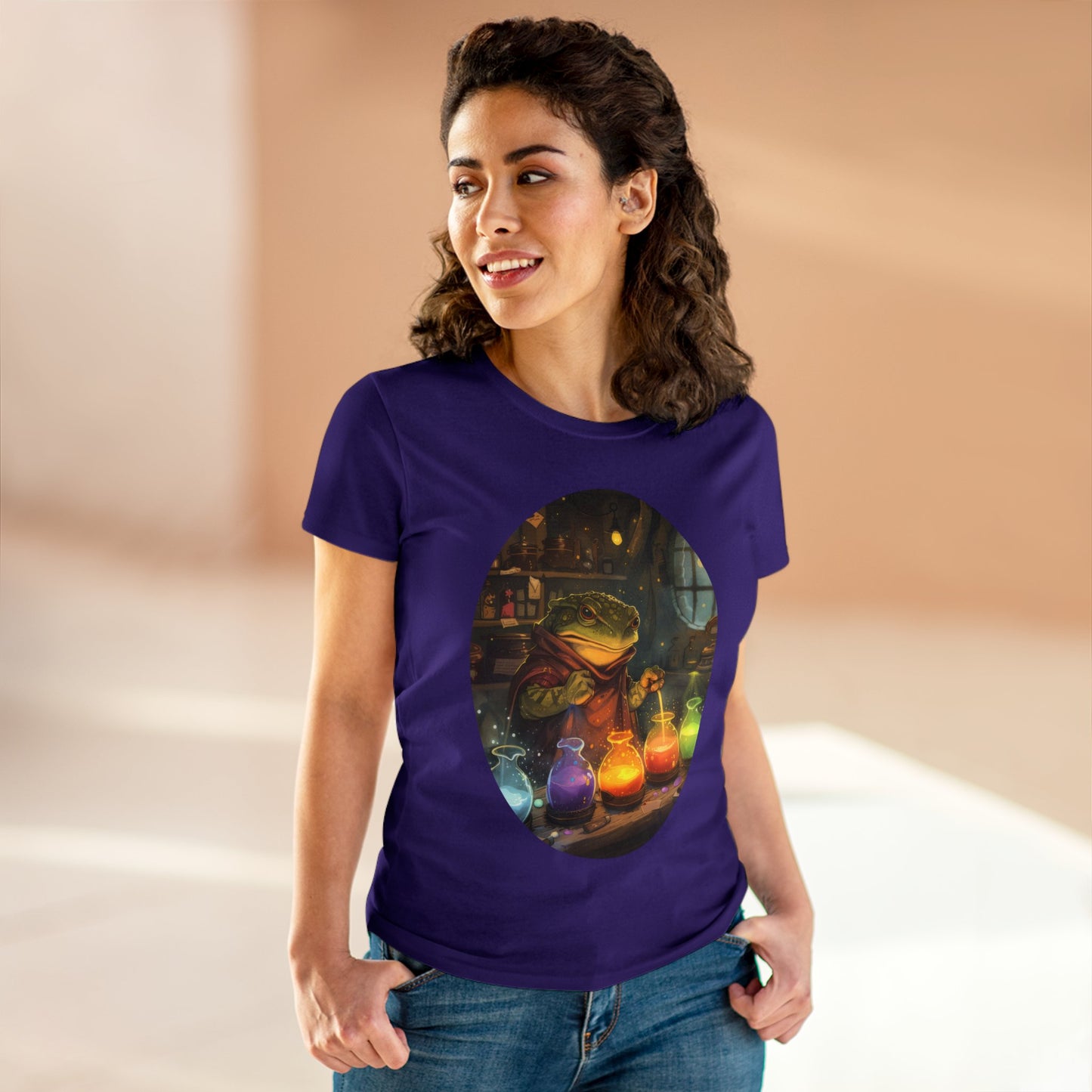 The Alchemist Toad - Fantasy - Women's Midweight Cotton Tee