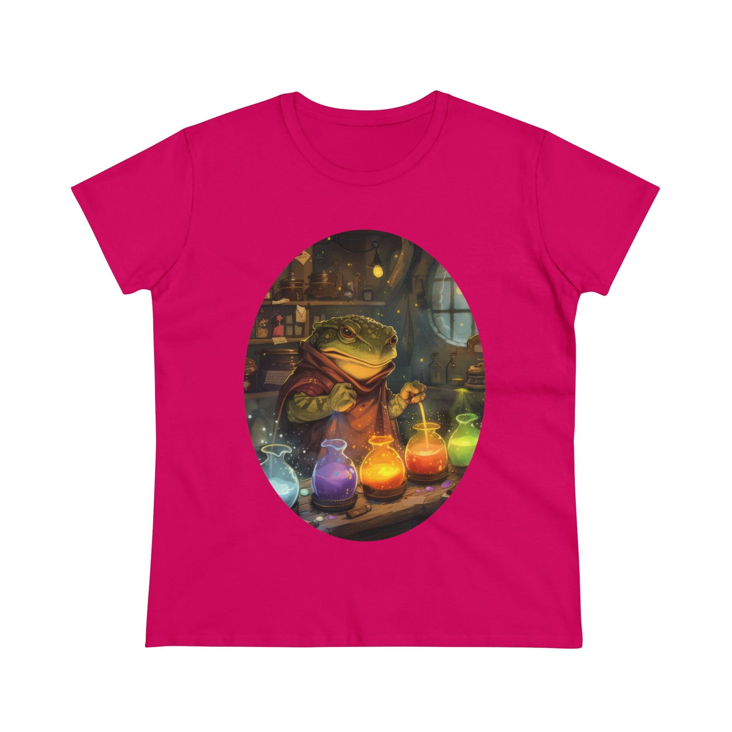 The Alchemist Toad - Fantasy - Women's Midweight Cotton Tee
