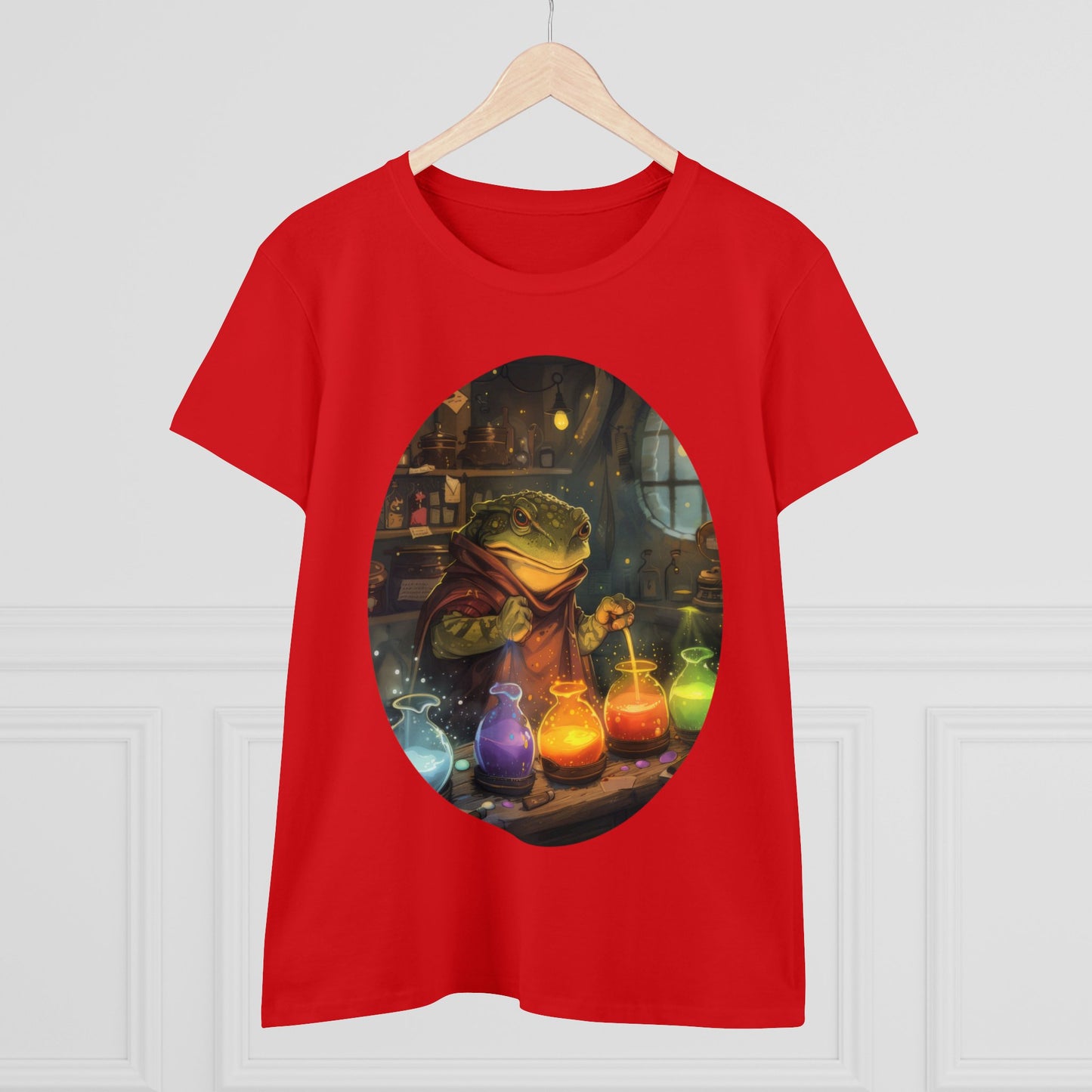 The Alchemist Toad - Fantasy - Women's Midweight Cotton Tee