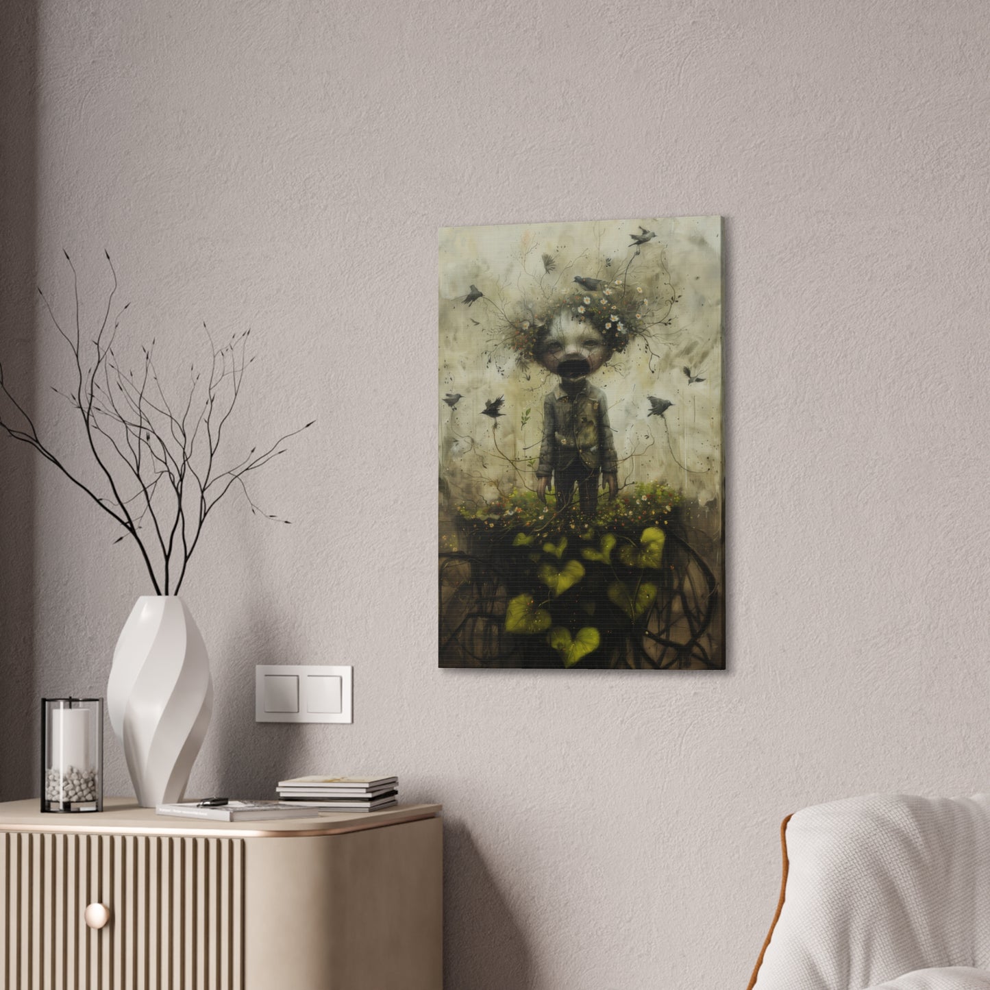 Birds Nest - Canvas Stretched, 0.75"