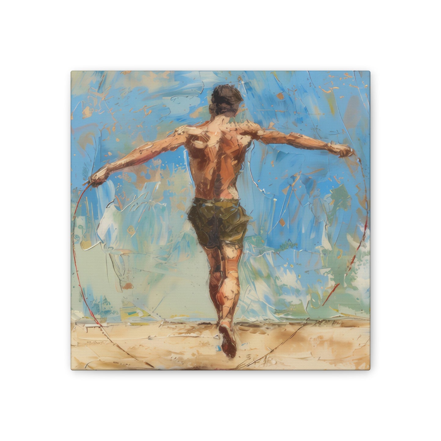 Skip Rope - Canvas Stretched, 0.75"