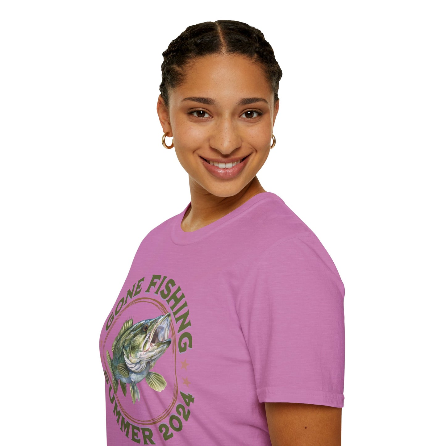 Gone Fishing - Unisex Softstyle T-Shirt