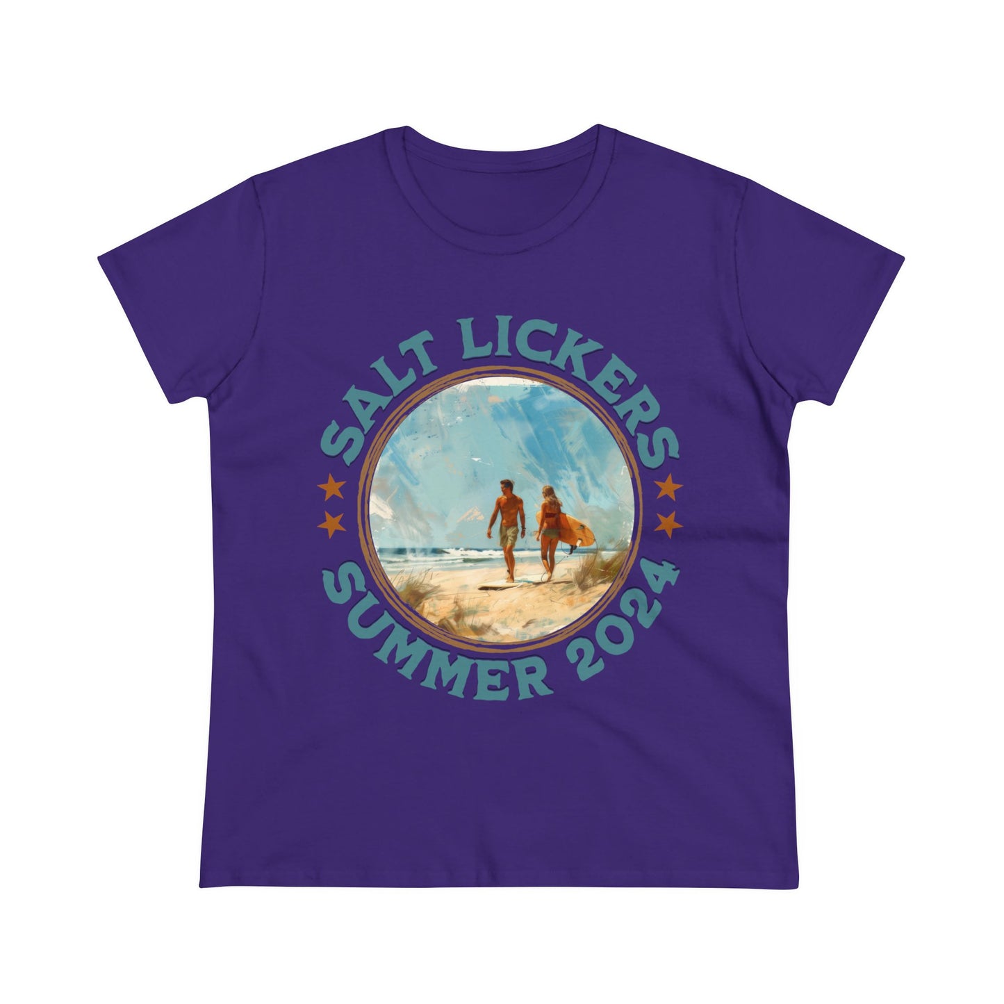Surfing - Women's Midweight Cotton Tee