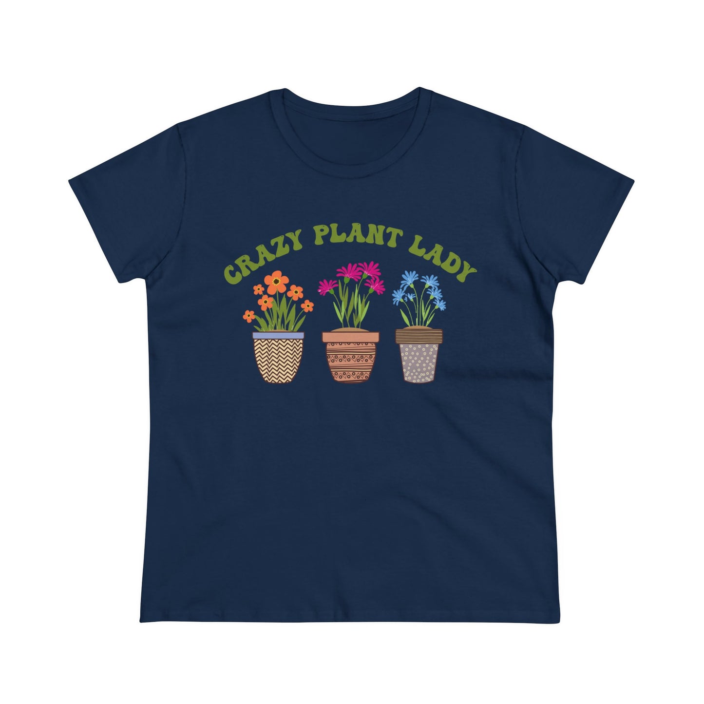 Crazy Plant Lady - Gardening - Women's Midweight Cotton Tee
