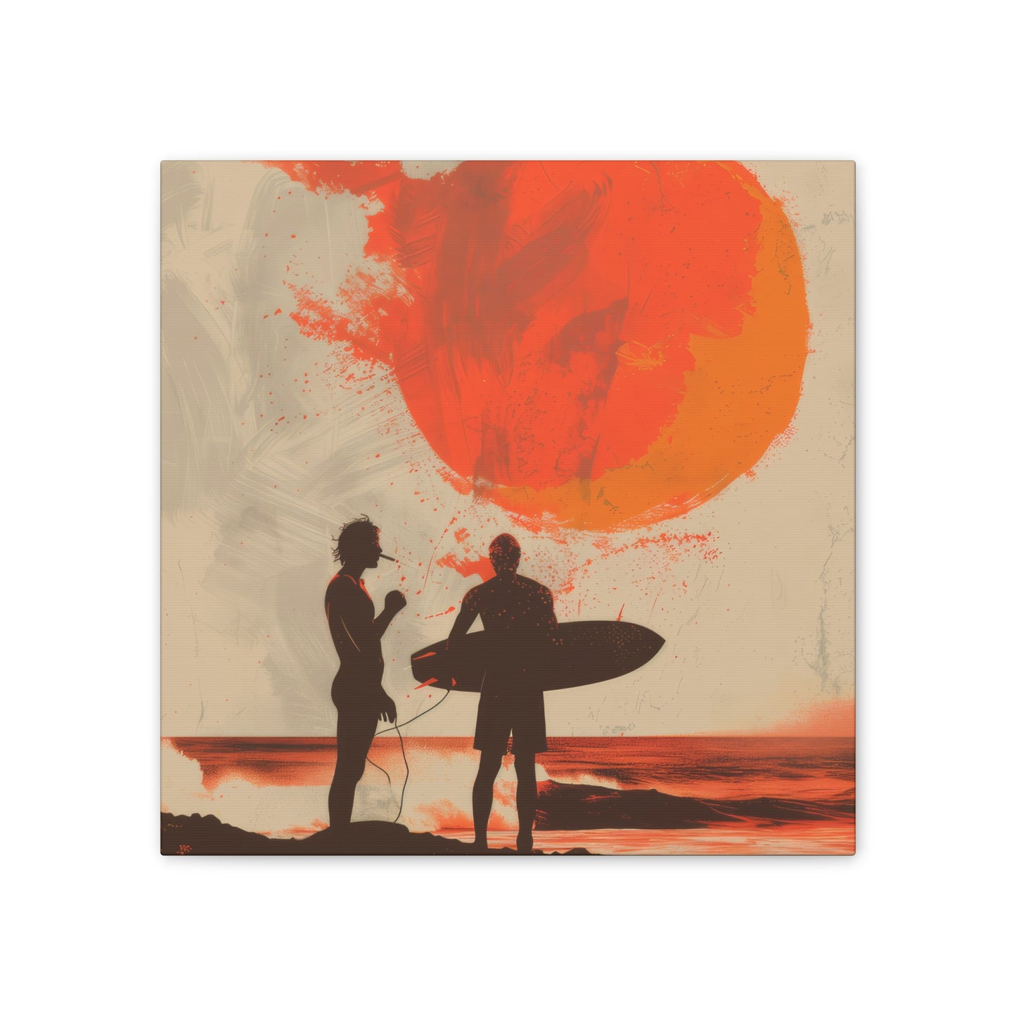 Morning Surf - Canvas Stretched, 0.75"