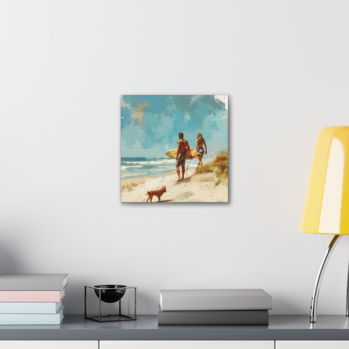 Beach and Surf - Canvas Stretched, 0.75"