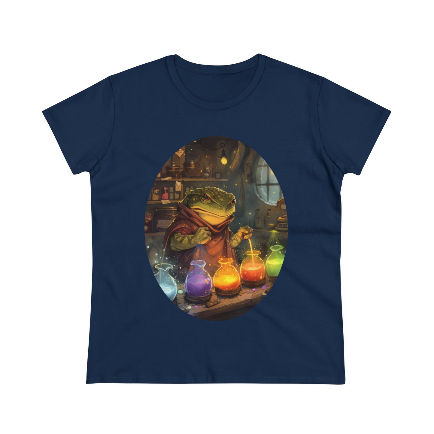 The Alchemist Toad - Fantasy - Women's Midweight Cotton Tee