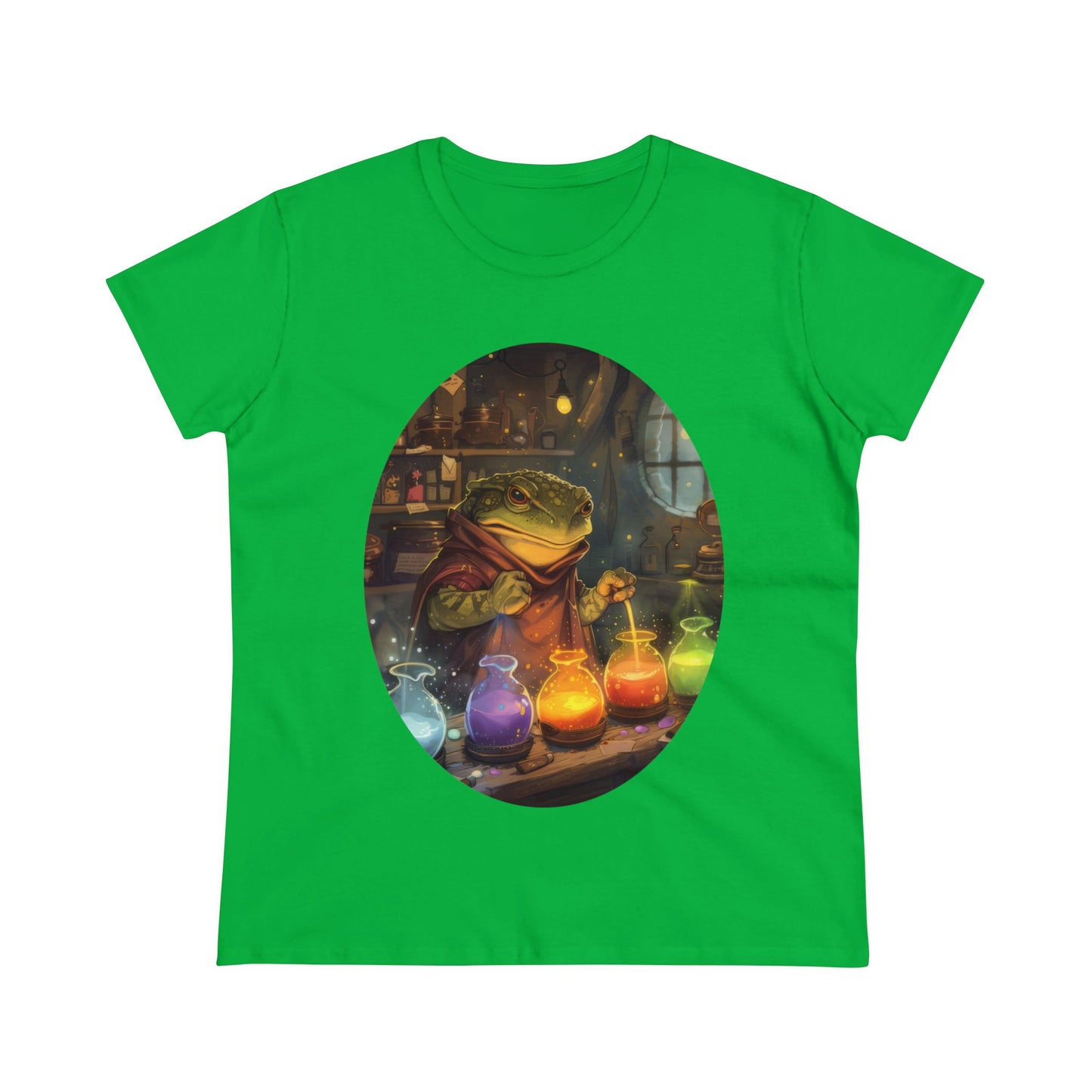 The Alchemist Toad - Fantasy - Women's Midweight Cotton Tee