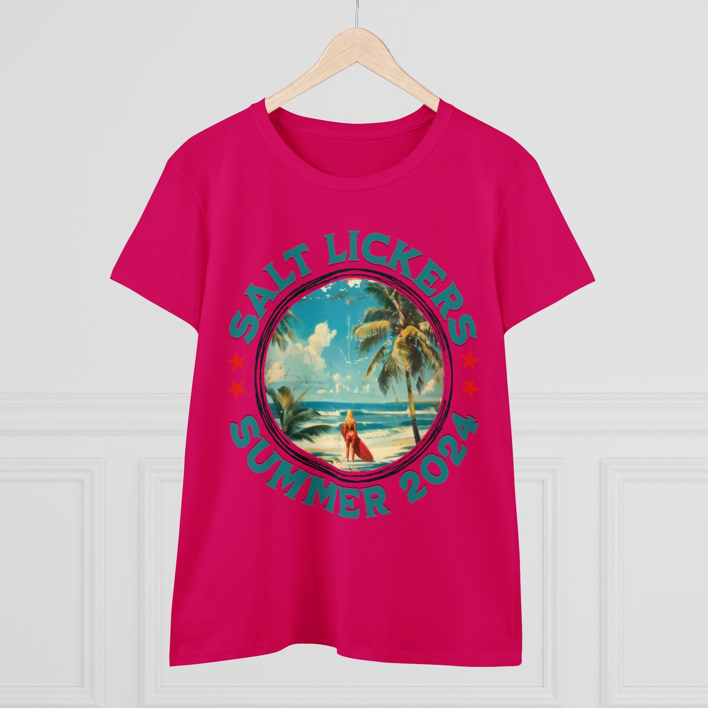 Surfing - Women's Midweight Cotton Tee
