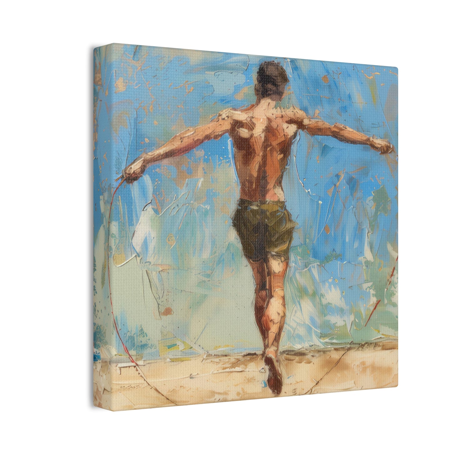 Skip Rope - Canvas Stretched, 0.75"