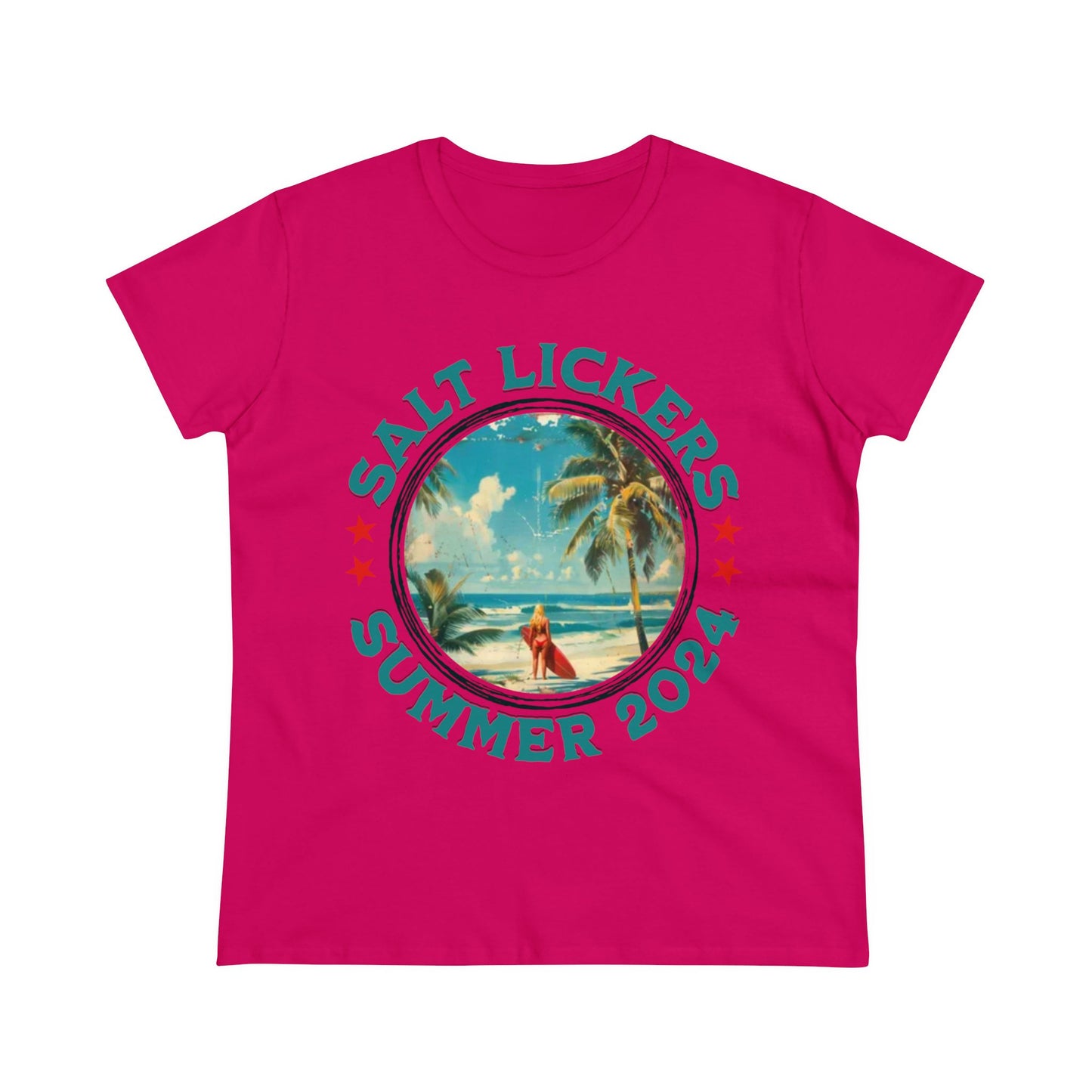 Surfing - Women's Midweight Cotton Tee