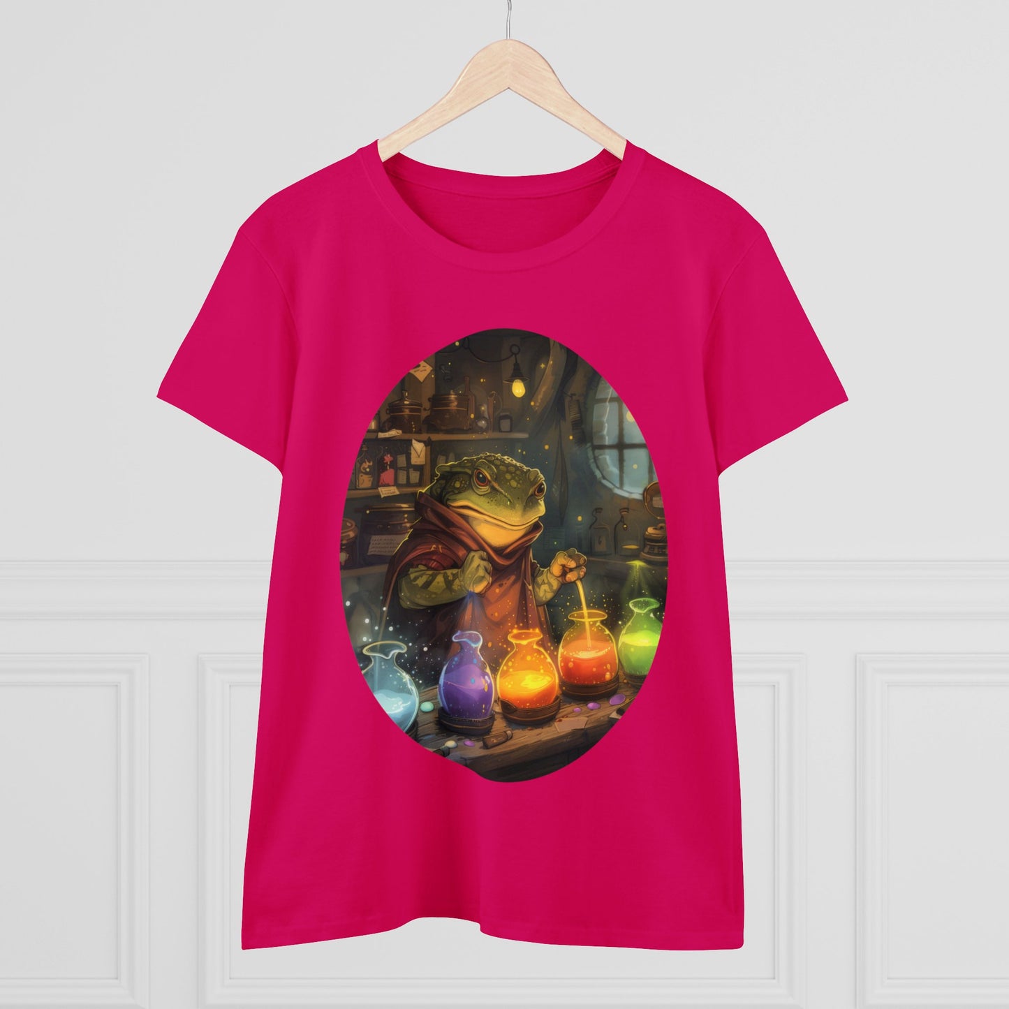 The Alchemist Toad - Fantasy - Women's Midweight Cotton Tee