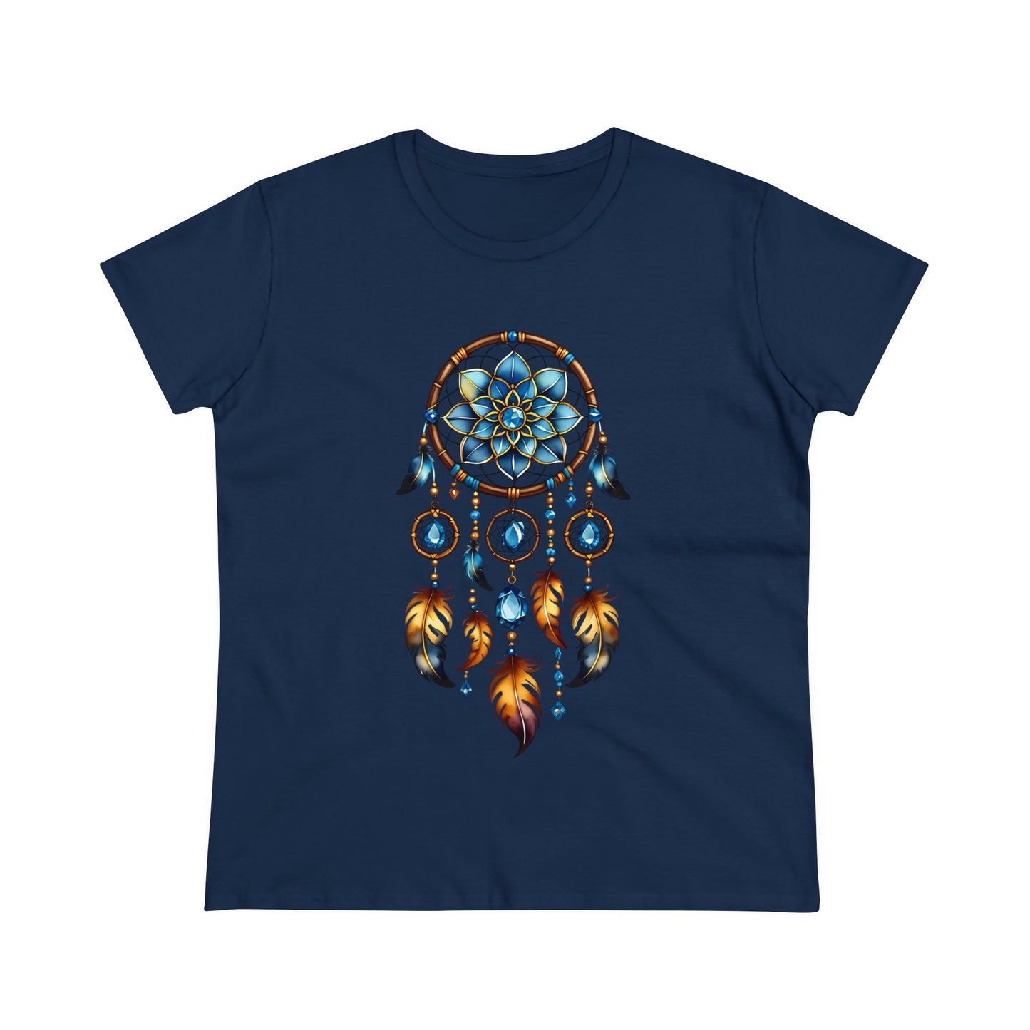 Topaz Dream Catcher - Scorpio - Astrology - Women's Midweight Cotton Tee