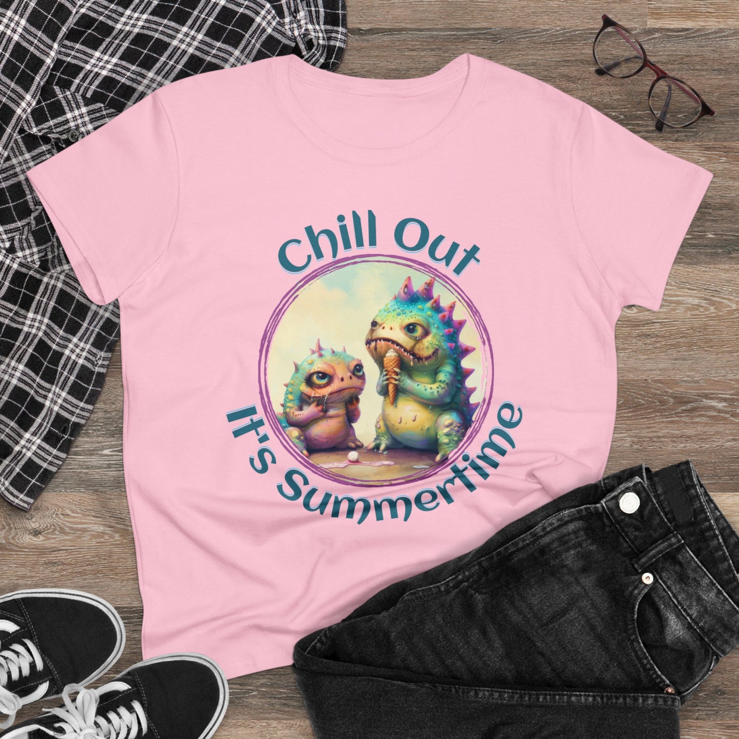 Chill Out for Summer - Women's Midweight Cotton Tee