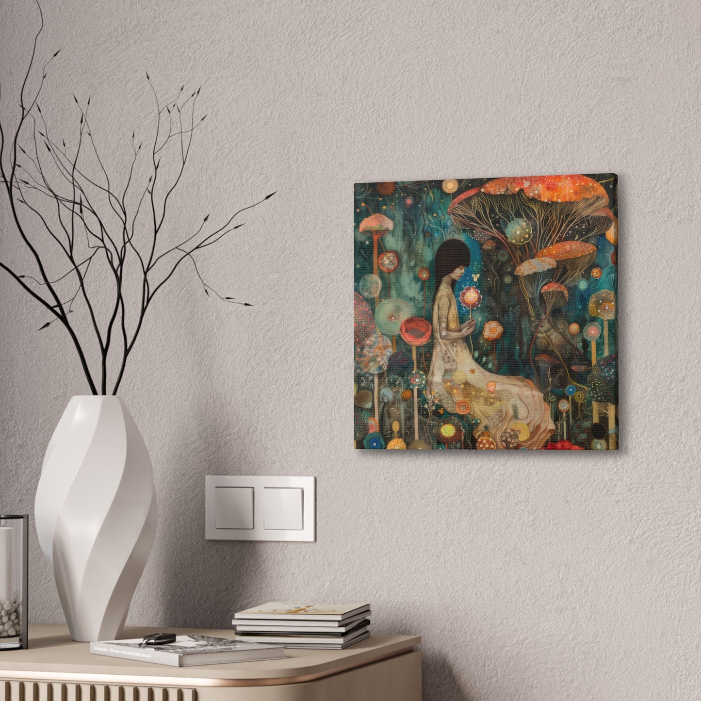 Tending the Garden - Canvas Stretched, 0.75"