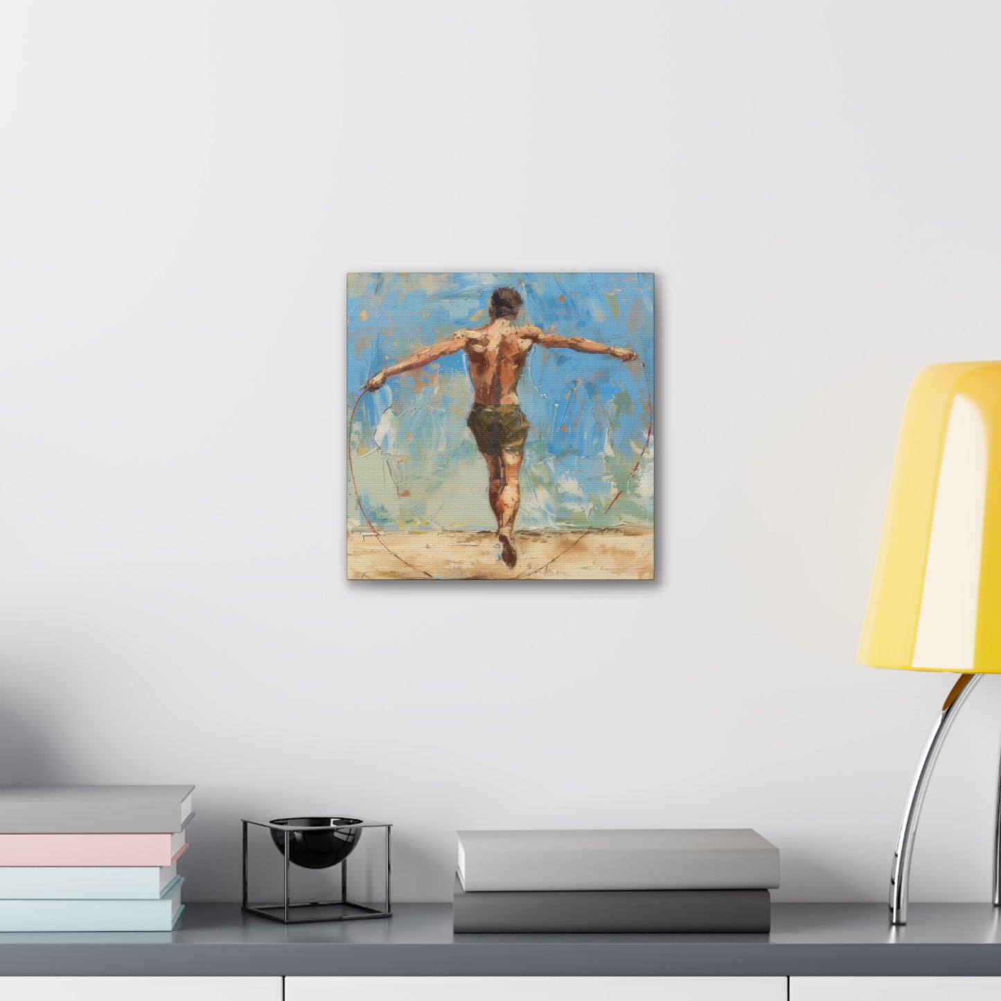 Skip Rope - Canvas Stretched, 0.75"
