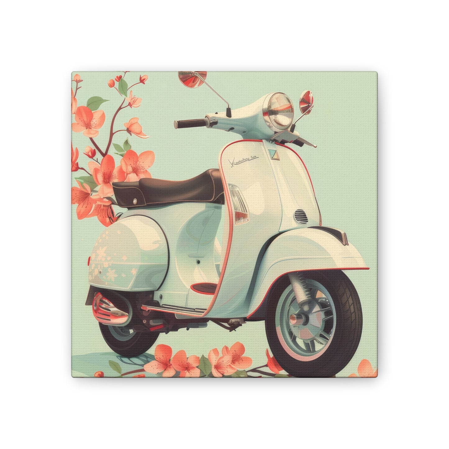 Scooter - Canvas Stretched, 0.75"