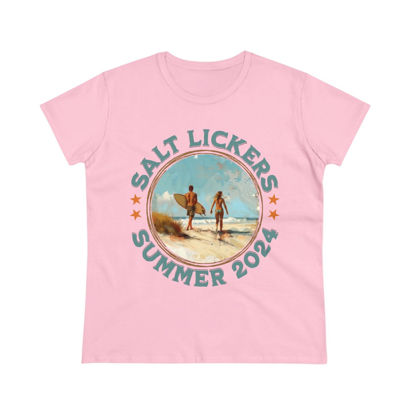 Surfing - Women's Midweight Cotton Tee