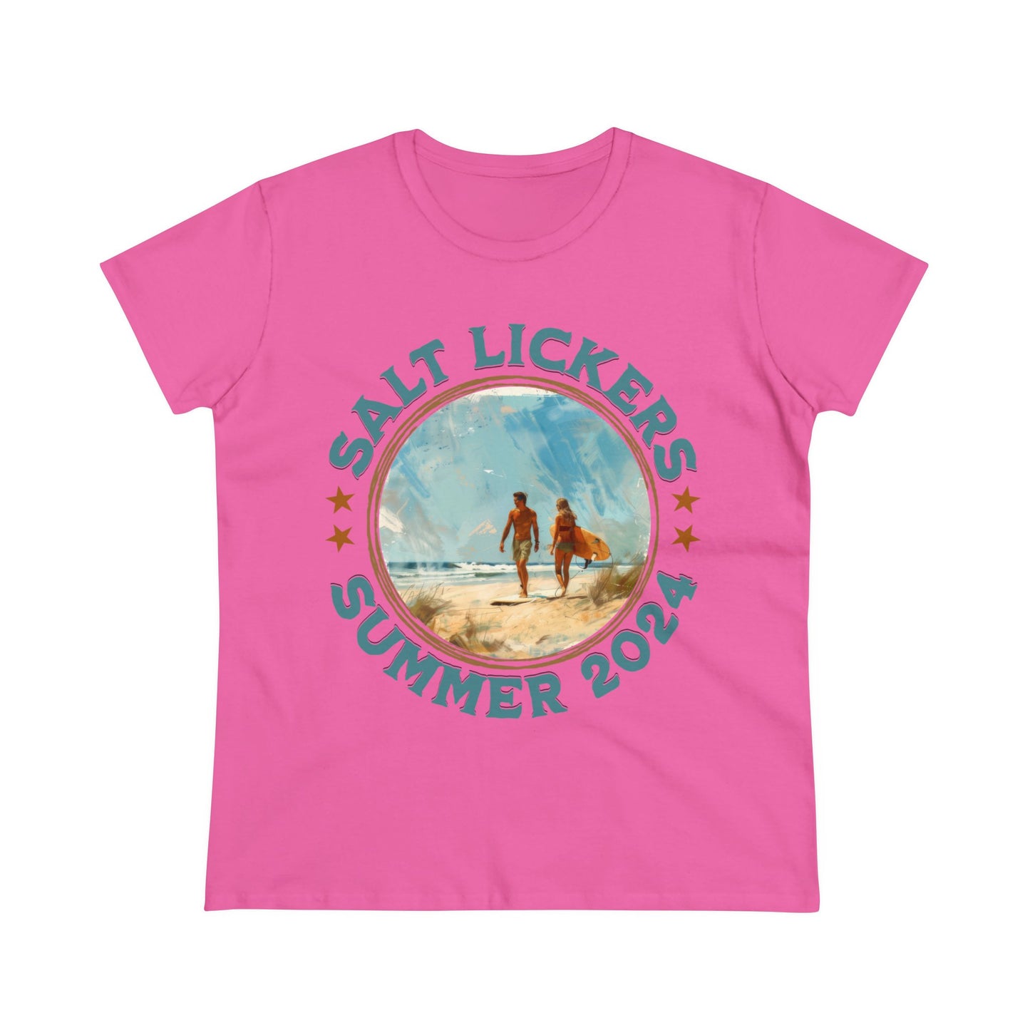 Surfing - Women's Midweight Cotton Tee