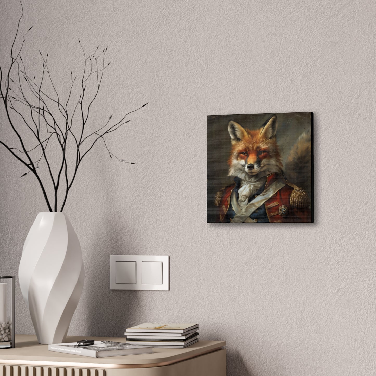 Colonel Fox - Canvas Stretched, 0.75"
