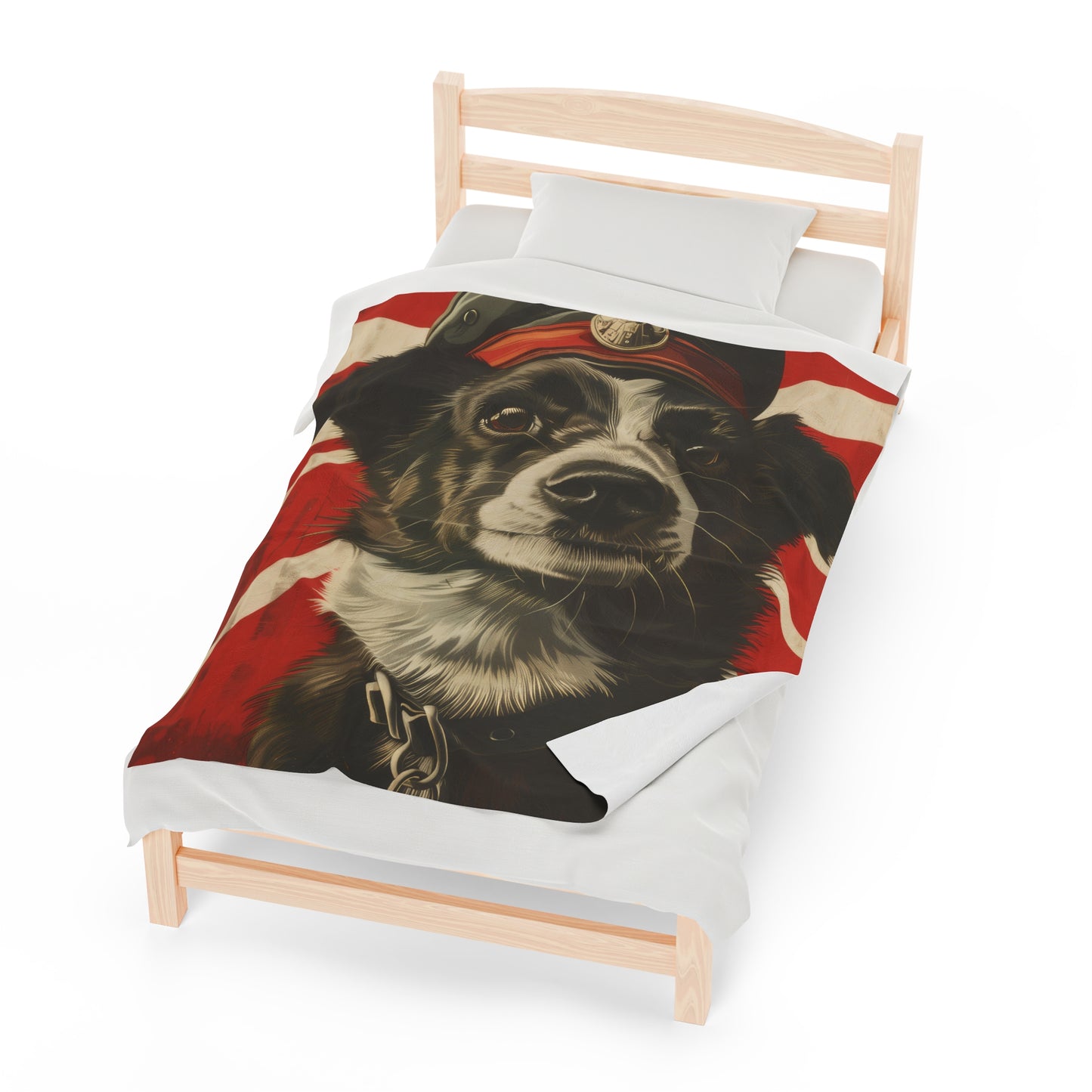 Comrade Canine - Velveteen Plush Blanket