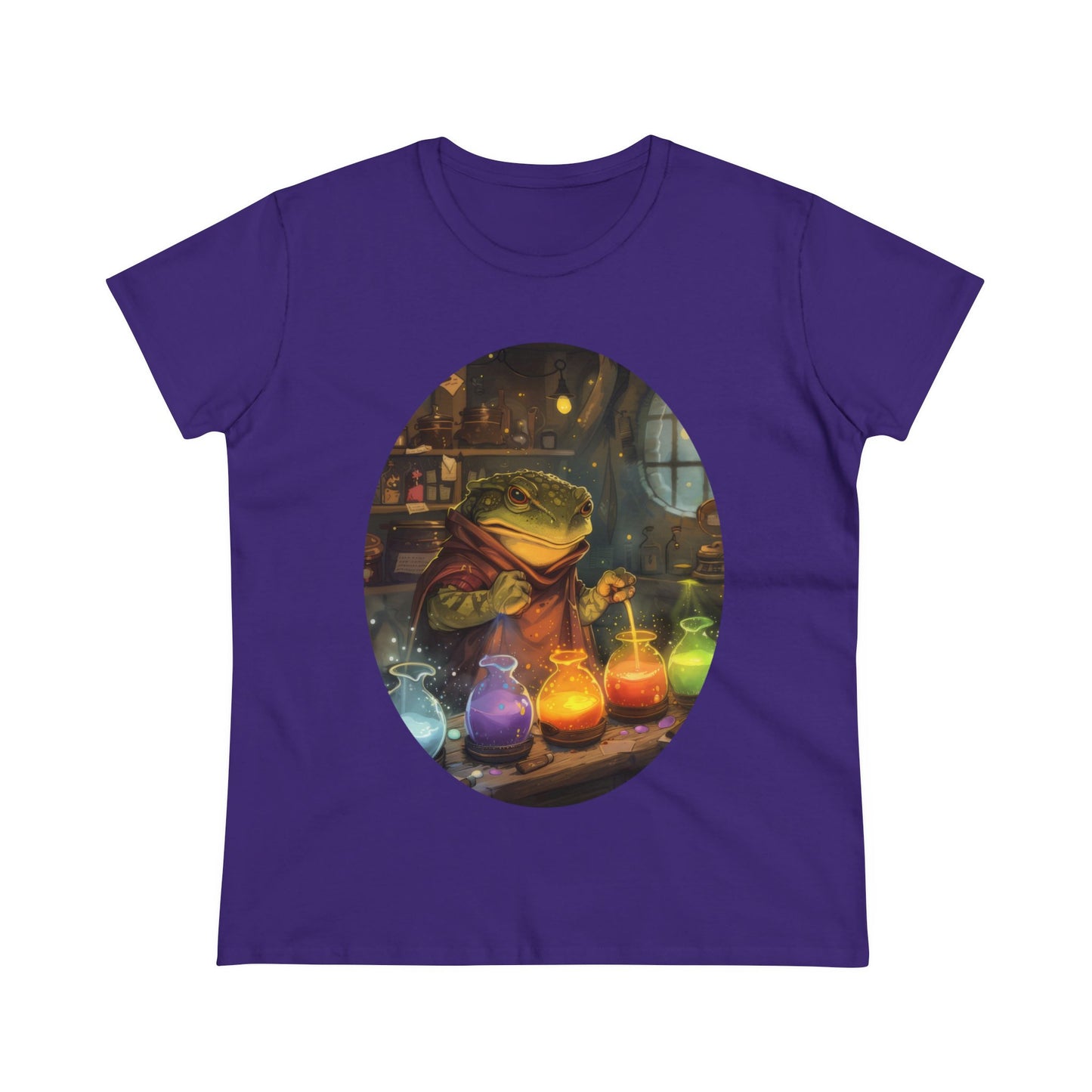 The Alchemist Toad - Fantasy - Women's Midweight Cotton Tee