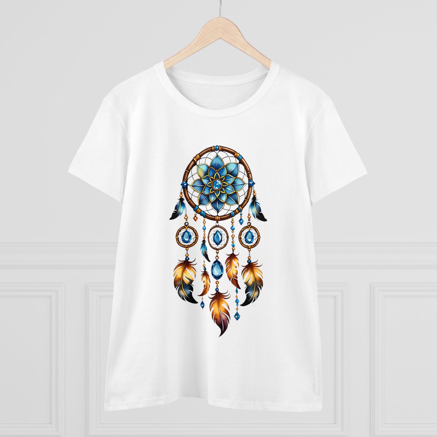 Topaz Dream Catcher - Scorpio - Astrology - Women's Midweight Cotton Tee