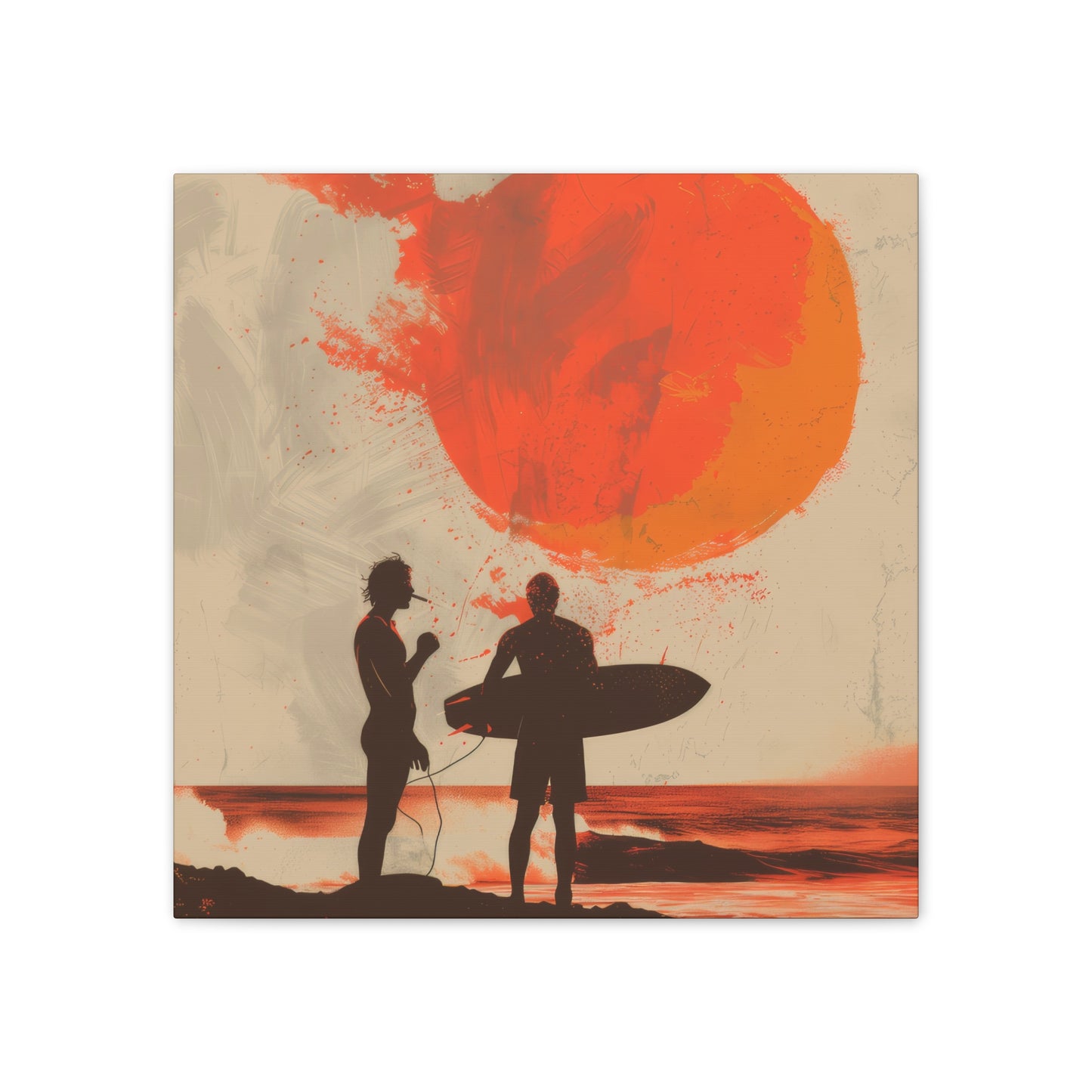 Morning Surf - Canvas Stretched, 0.75"