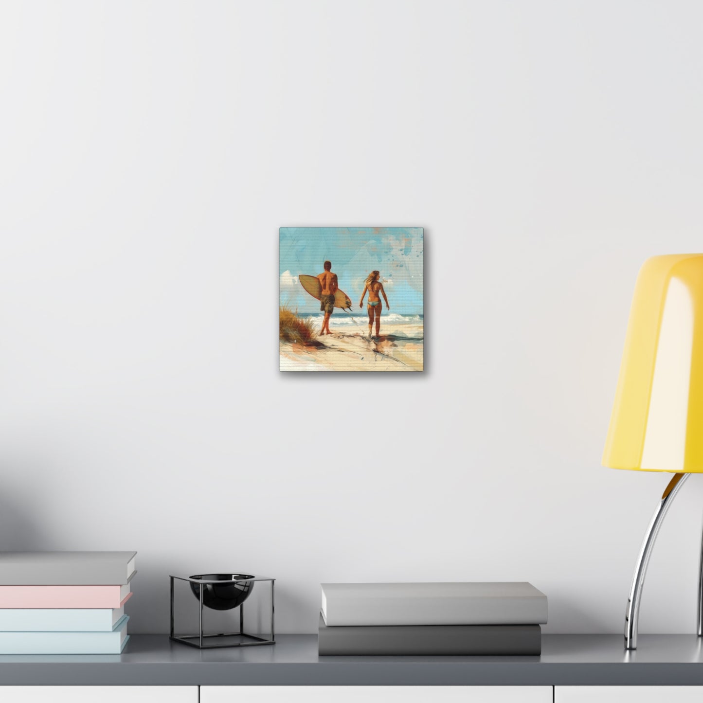 Beach and Surf - Canvas Stretched, 0.75"