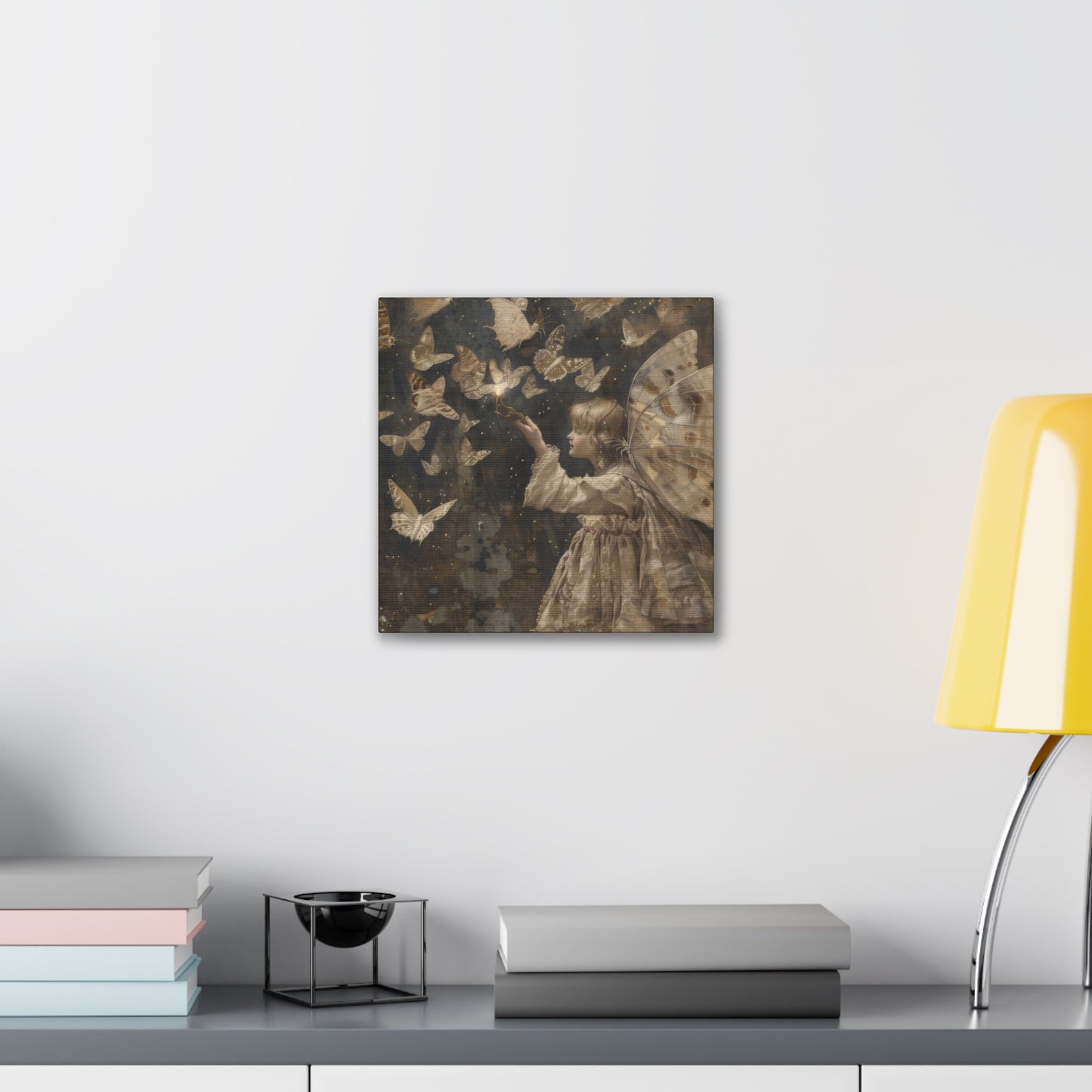 Butterflies and Fairies - Canvas Stretched, 0.75"