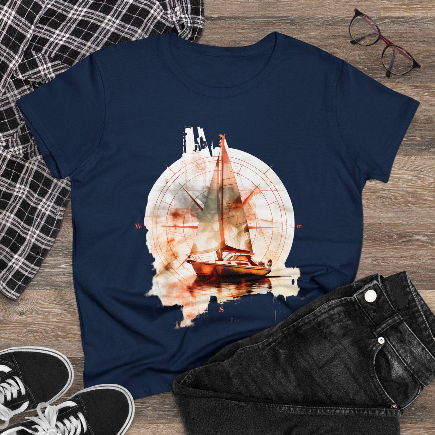 Sailing - Women's Midweight Cotton Tee