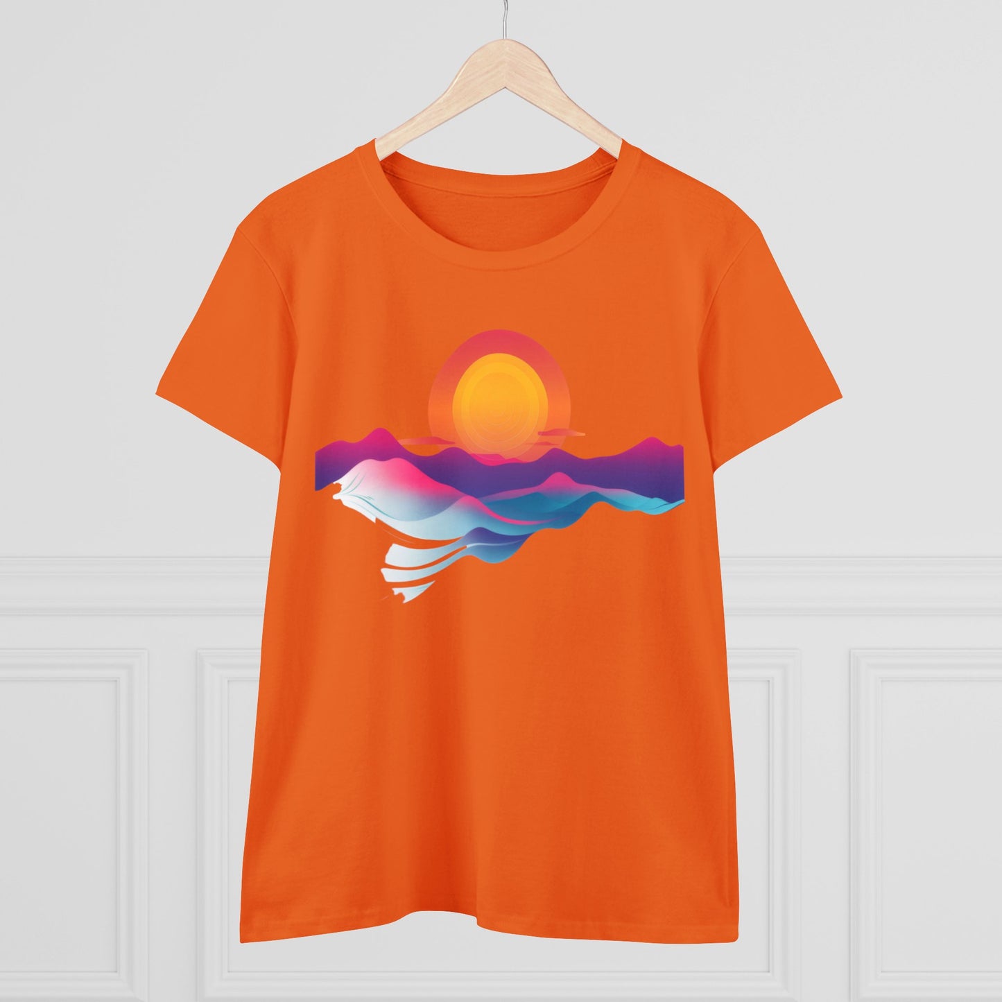 Sunrise - Women's Midweight Cotton Tee