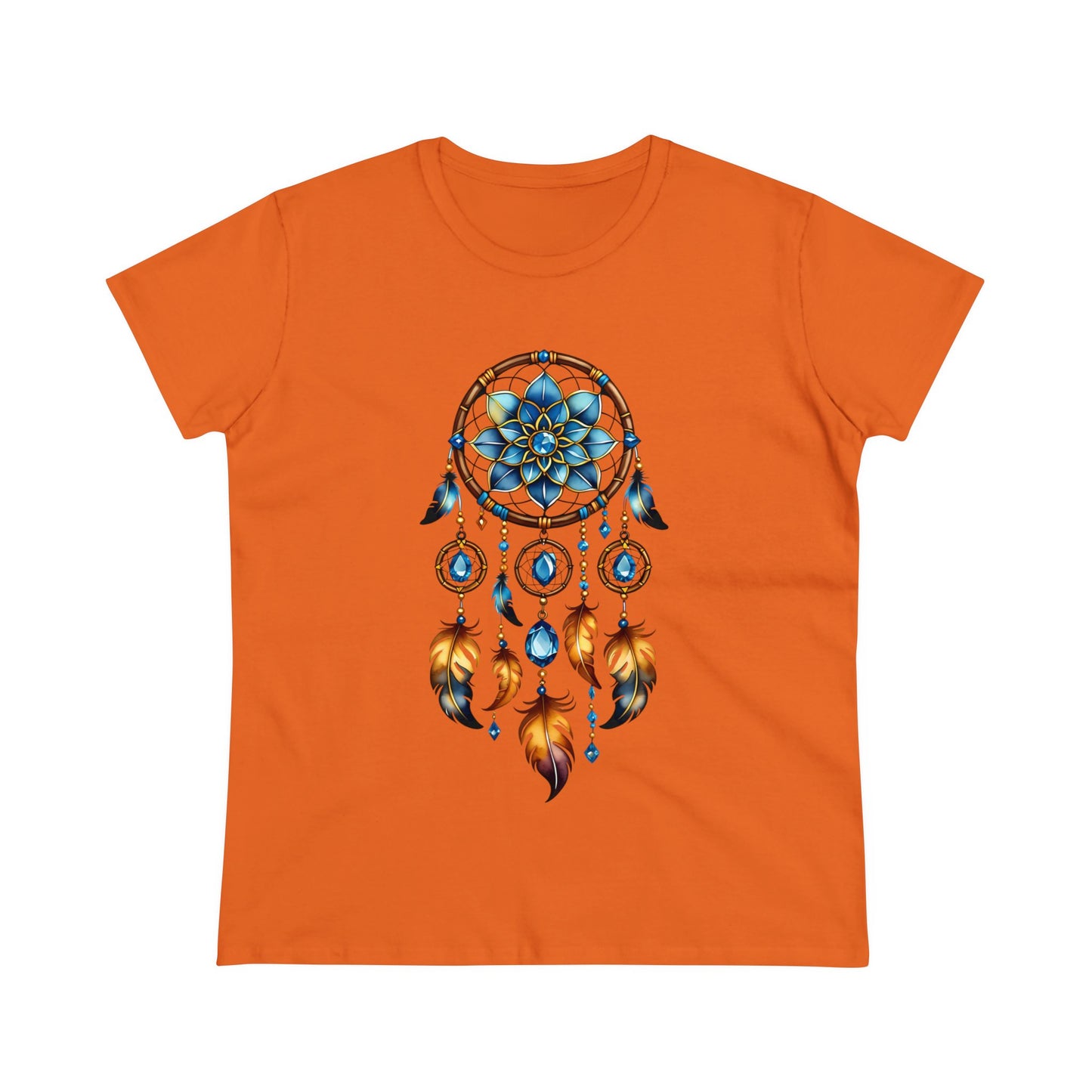 Topaz Dream Catcher - Scorpio - Astrology - Women's Midweight Cotton Tee
