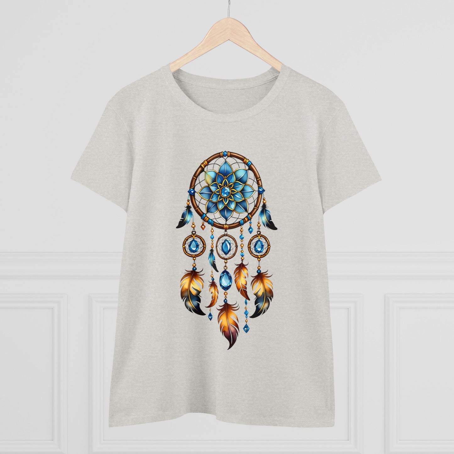 Topaz Dream Catcher - Scorpio - Astrology - Women's Midweight Cotton Tee