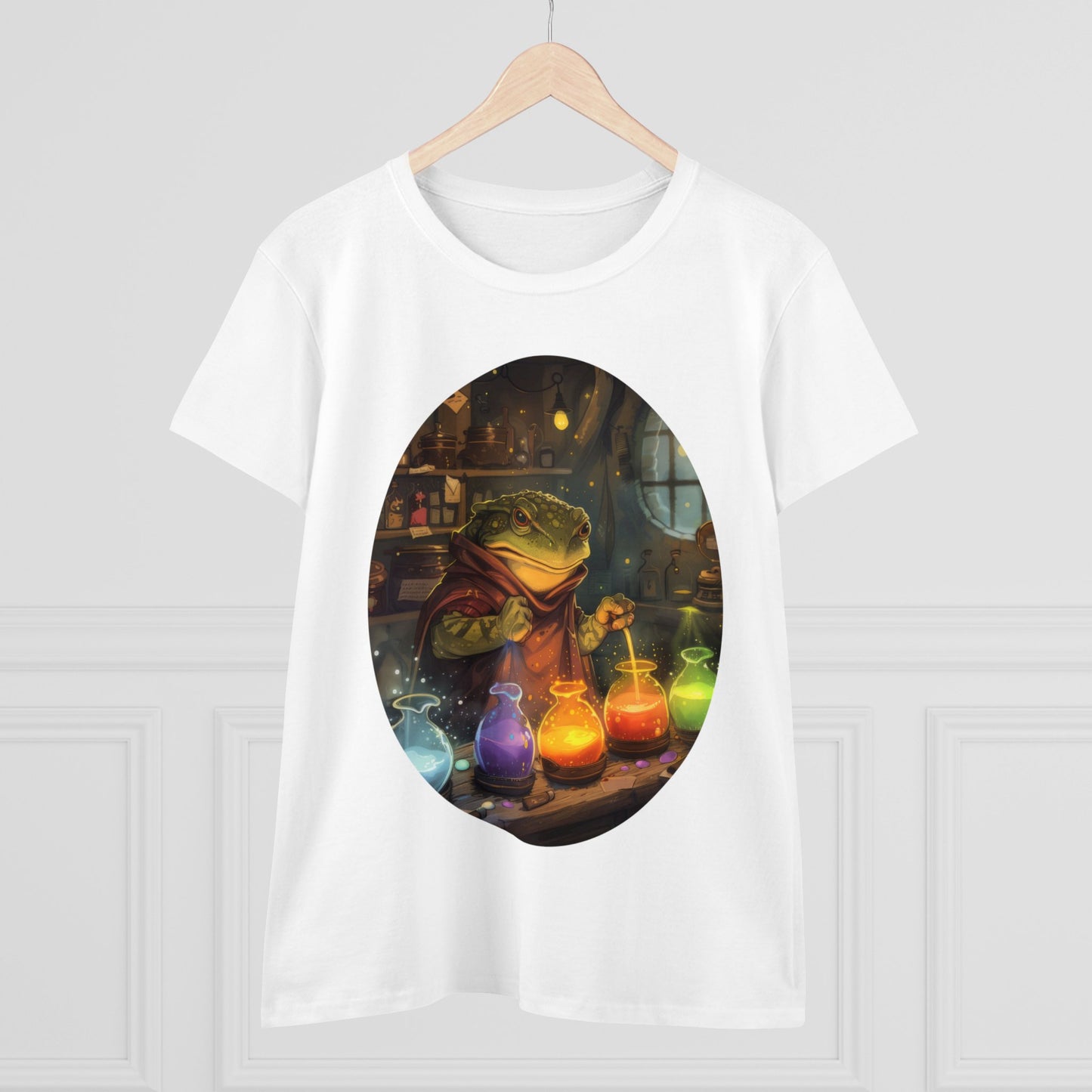 The Alchemist Toad - Fantasy - Women's Midweight Cotton Tee