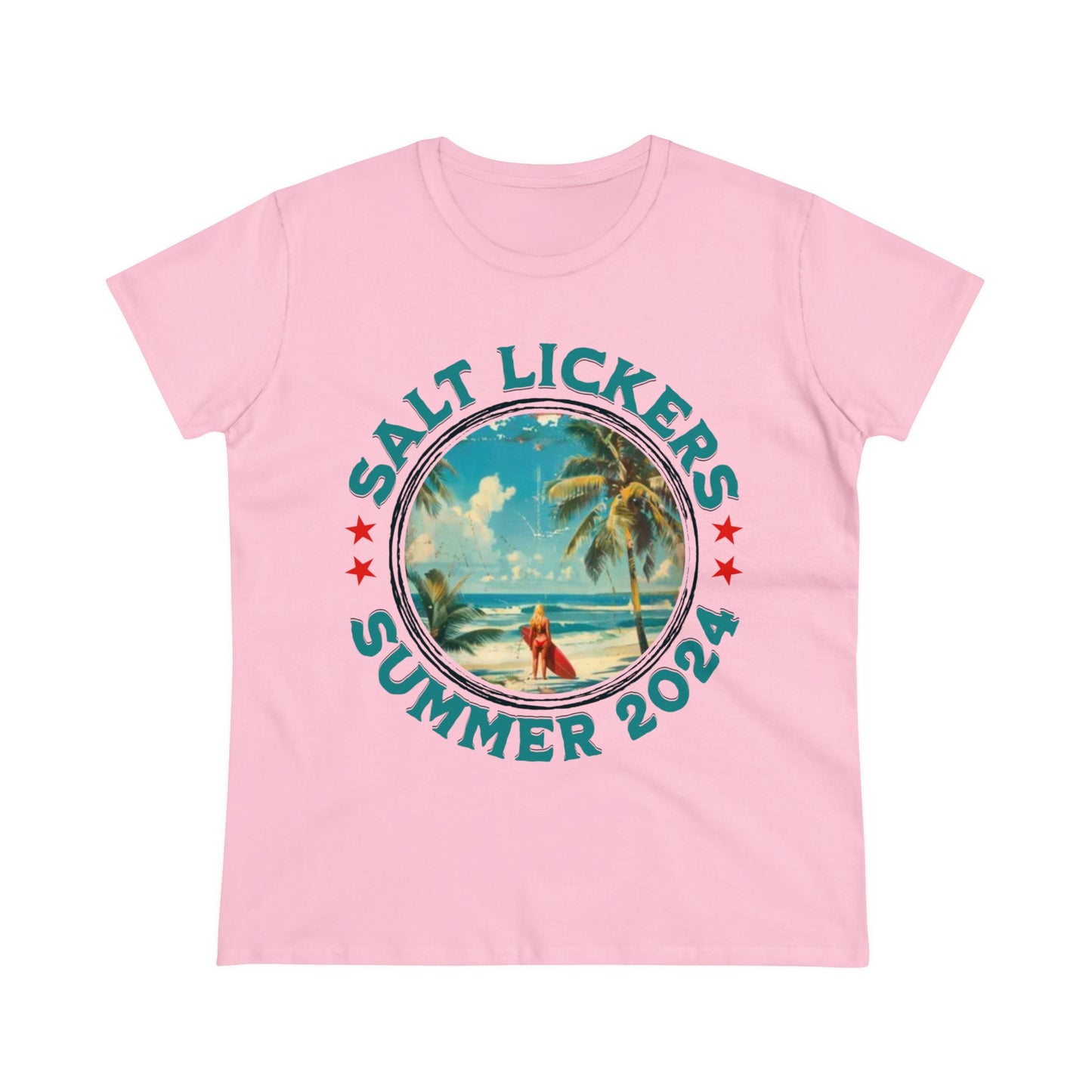Surfing - Women's Midweight Cotton Tee